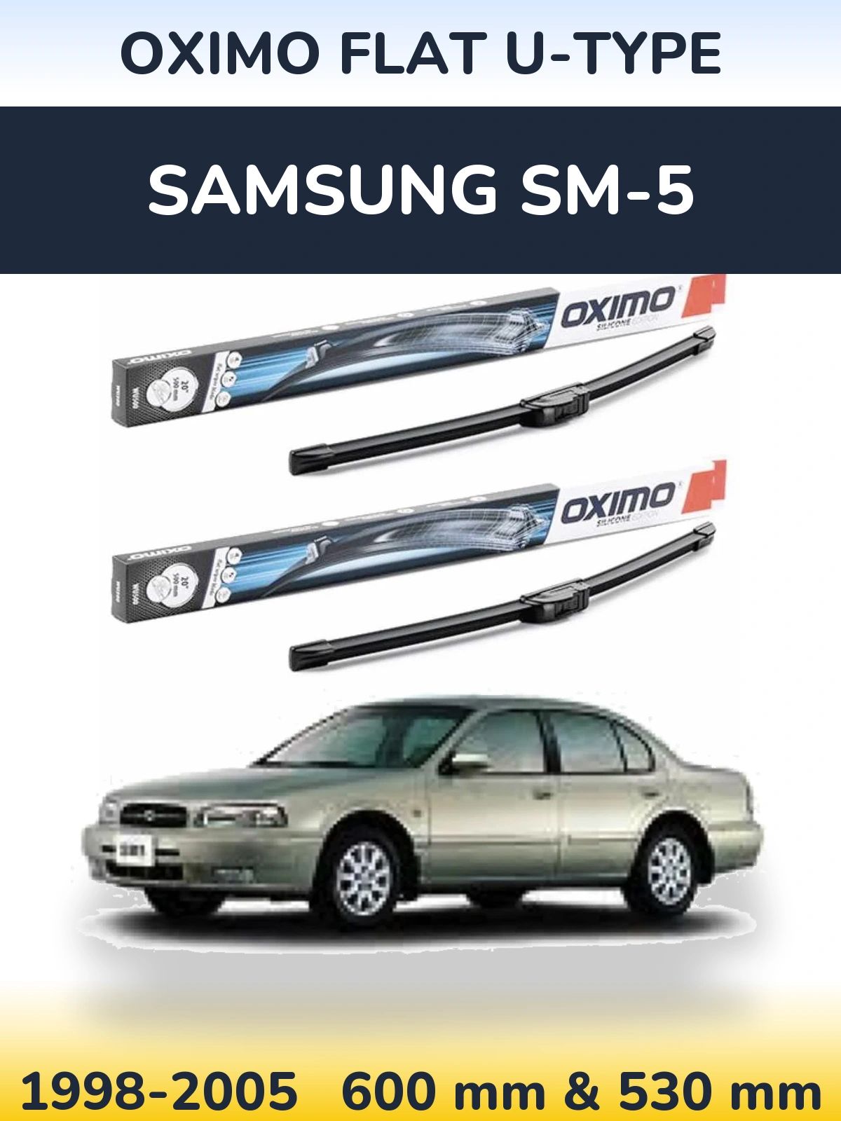 Ștergătoare Oximo Flat U-type pentru Samsung SM-5