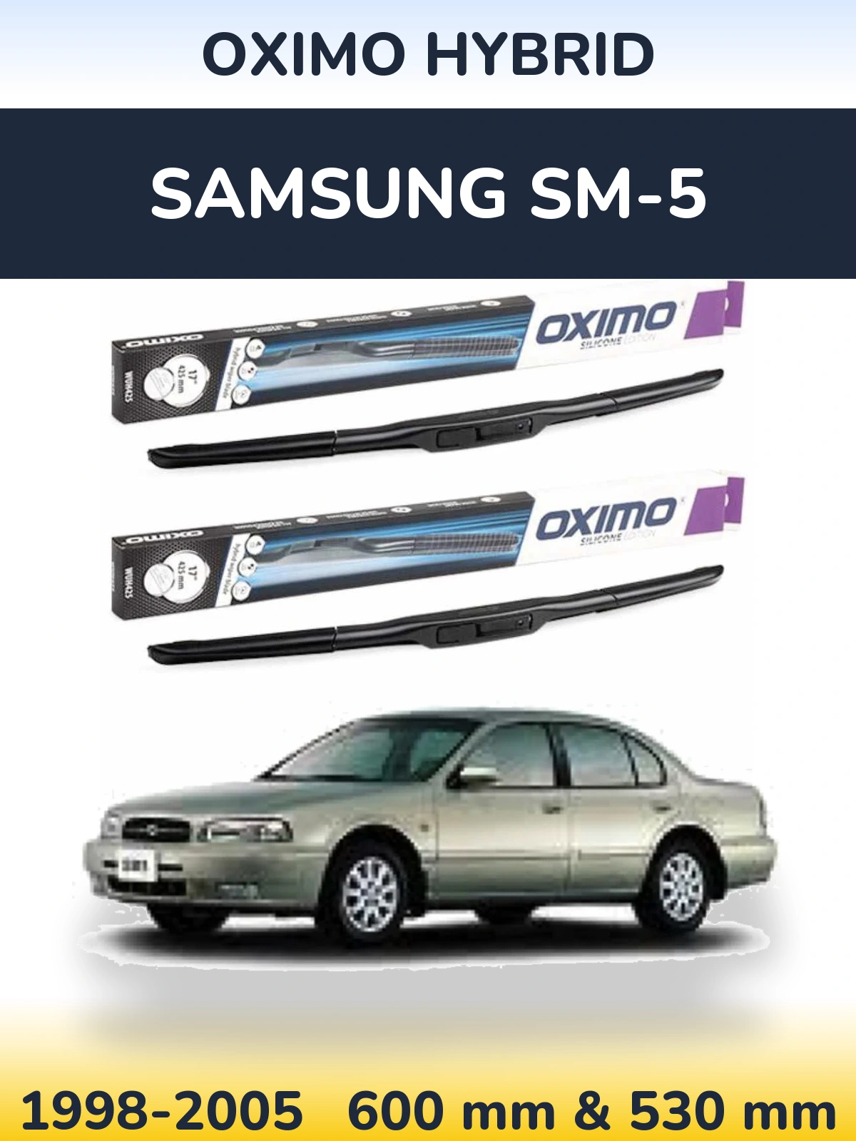 Ștergătoare Oximo Hybrid pentru Samsung SM-5