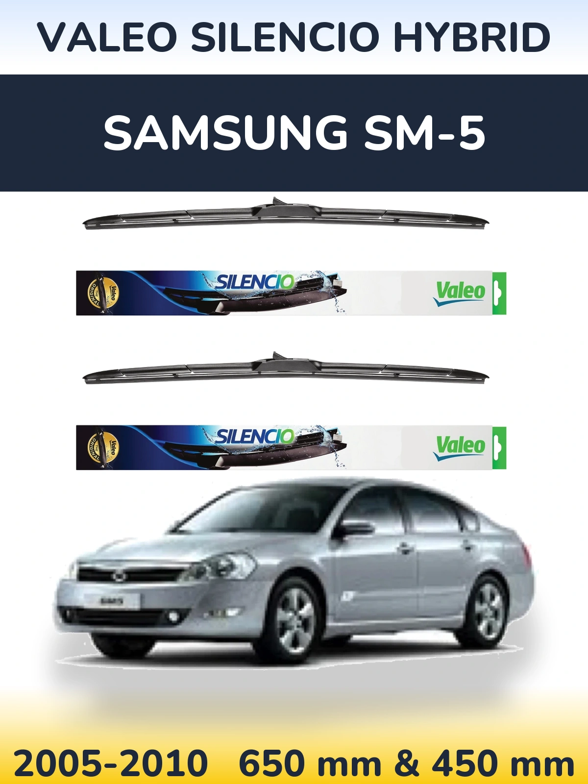 Ștergătoare Valeo Silencio Hybrid pentru Samsung SM-5