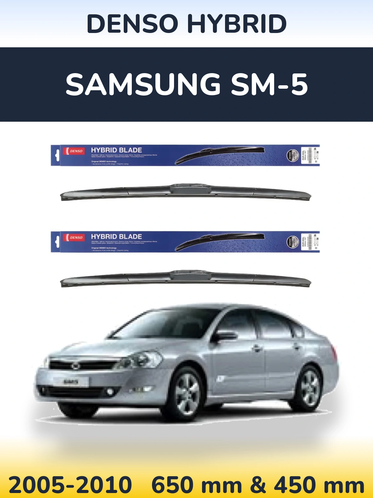 Ștergătoare Denso Hybrid pentru Samsung SM-5