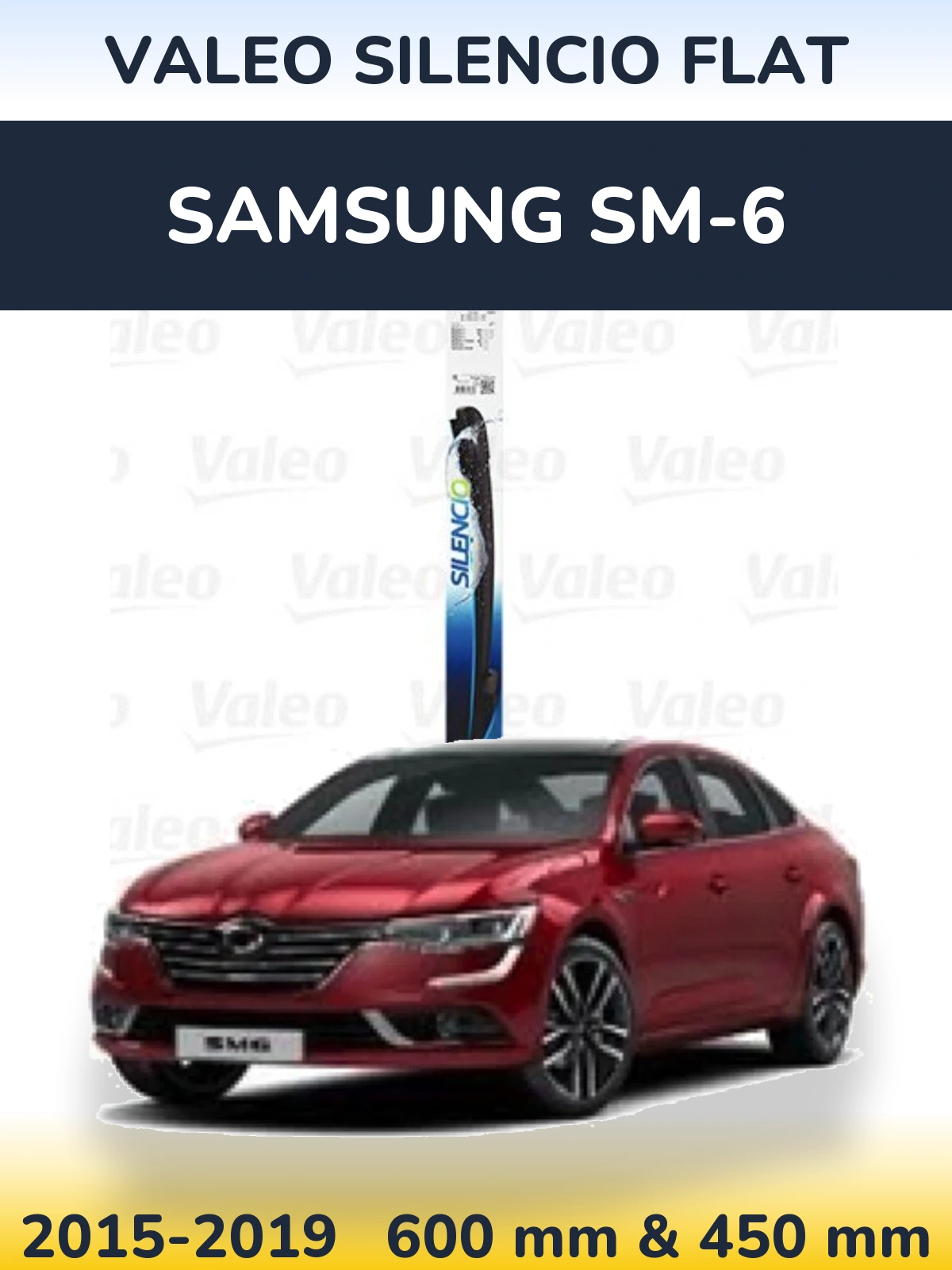 Ștergătoare Valeo Silencio Flat pentru Samsung SM-6