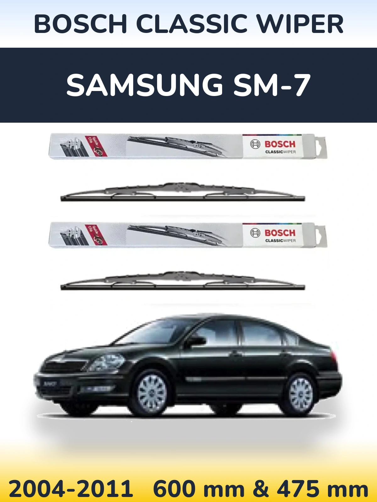 Ștergătoare BOSCH Classic Wiper pentru Samsung SM-7