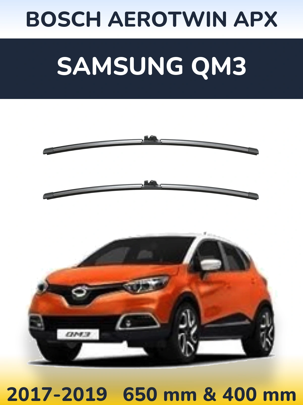 Ștergătoare BOSCH AeroTwin APX pentru Samsung QM3