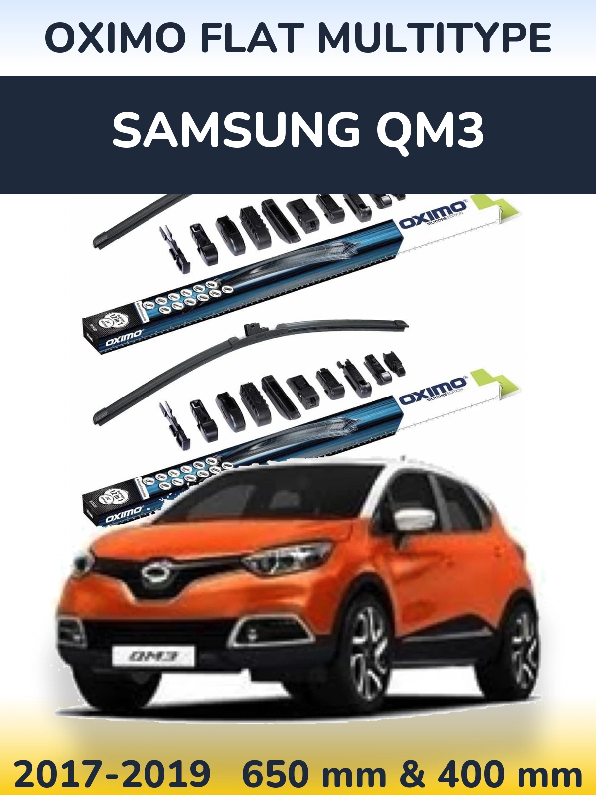 Ștergătoare Oximo Flat MultiTipe pentru Samsung QM3