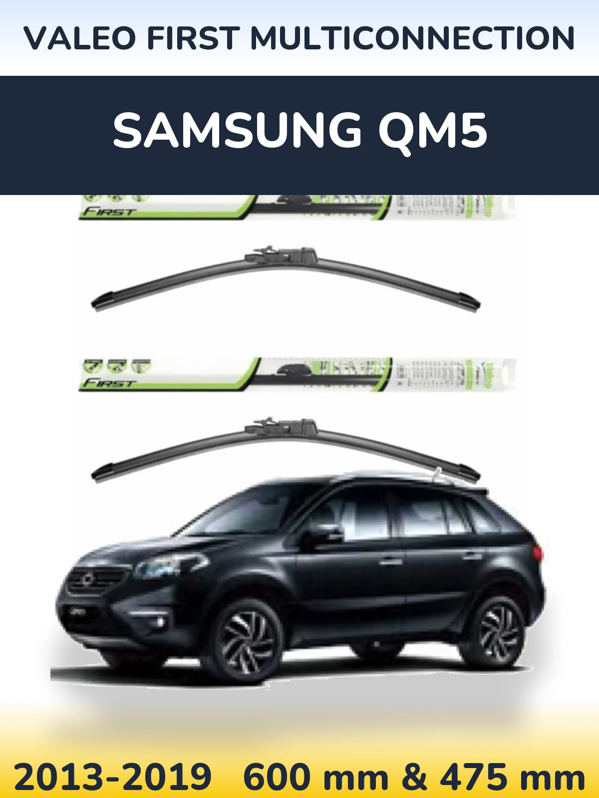 Ștergătoare Valeo First MultiConnection pentru Samsung QM5
