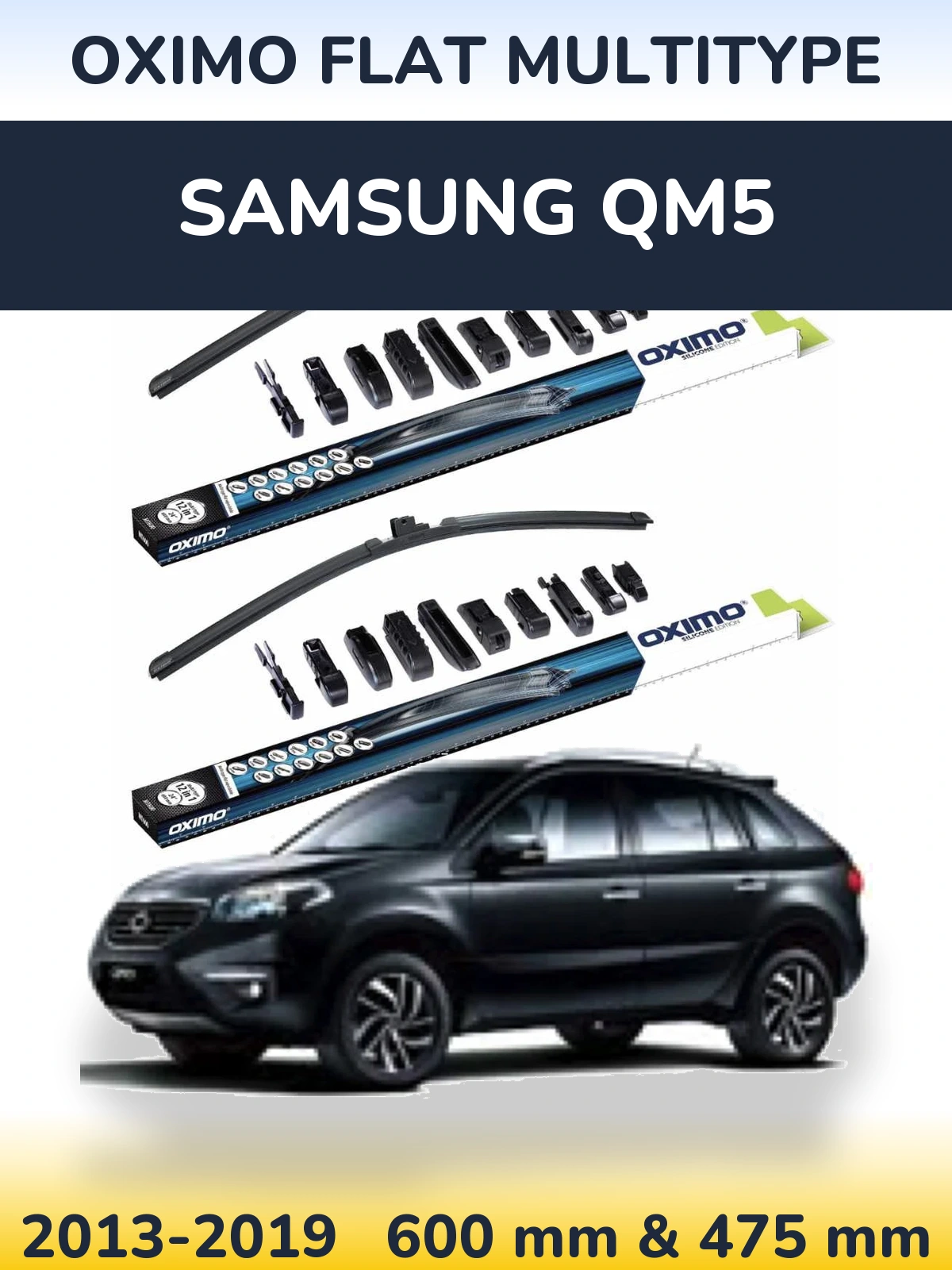 Ștergătoare Oximo Flat MultiTipe pentru Samsung QM5