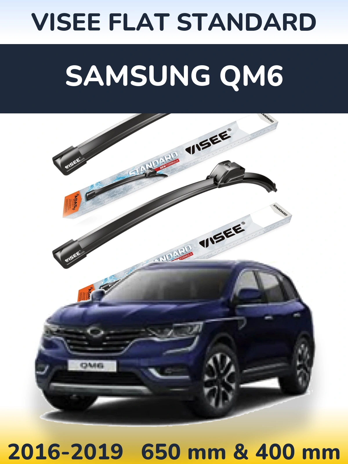 Ștergătoare VISEE FLAT STANDARD pentru Samsung QM6