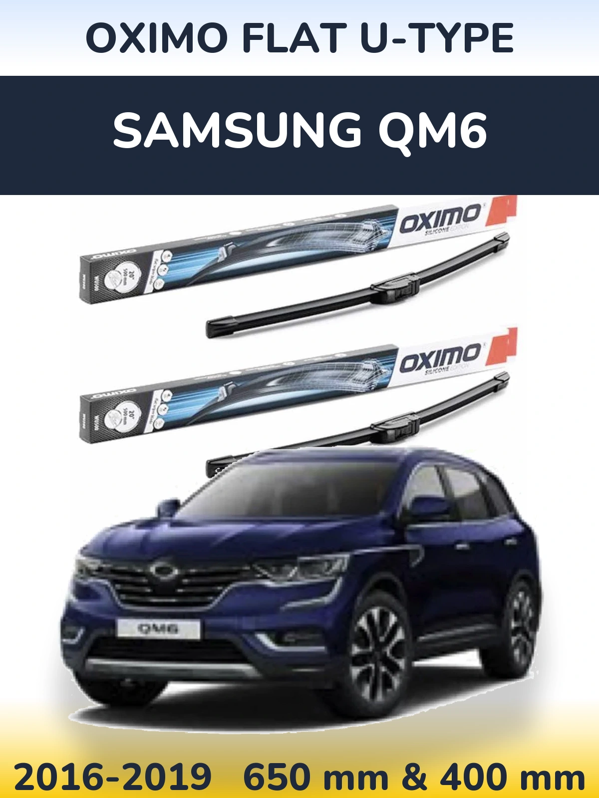 Ștergătoare Oximo Flat U-type pentru Samsung QM6