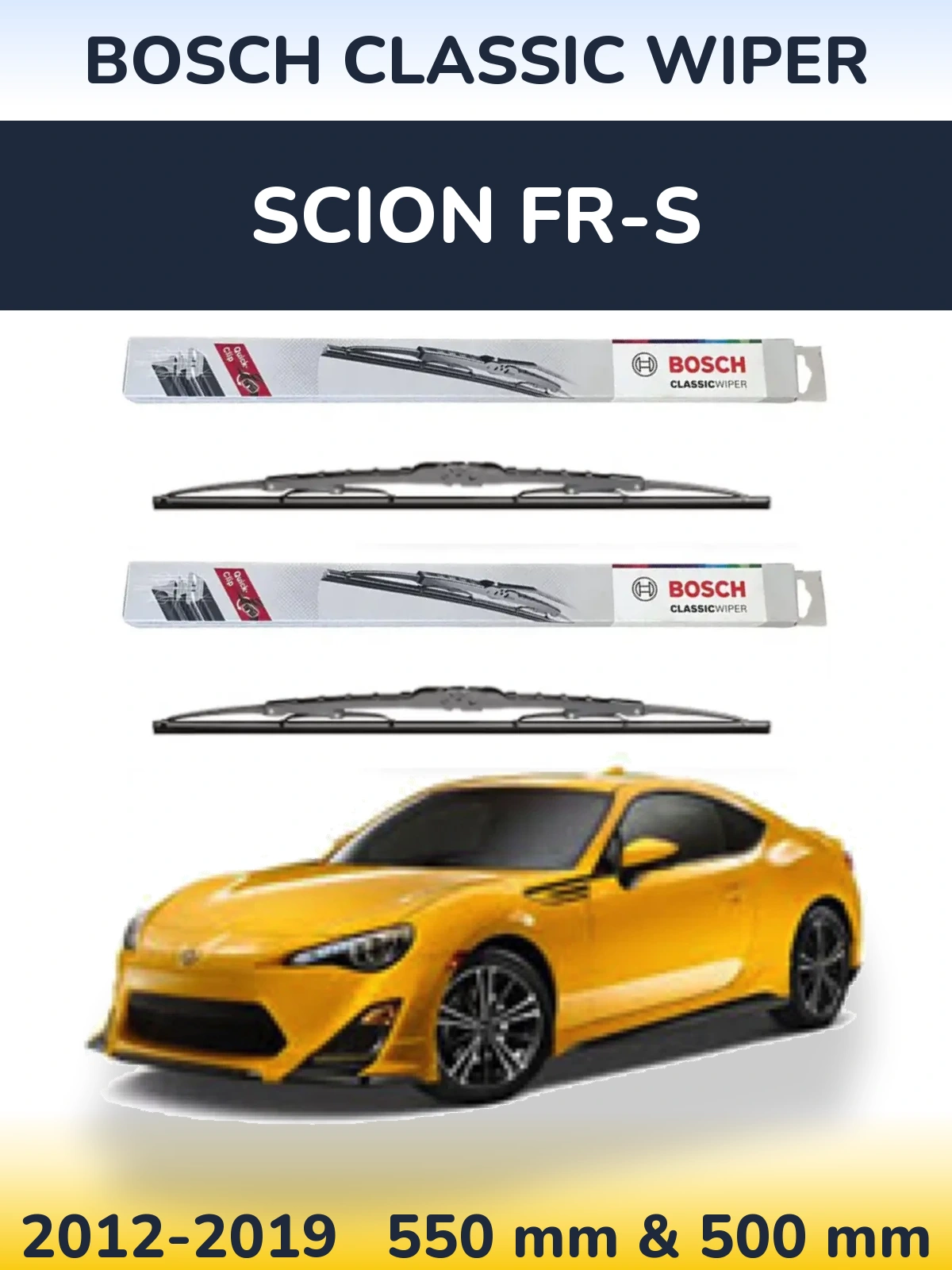 Ștergătoare BOSCH Classic Wiper pentru Scion FR-S