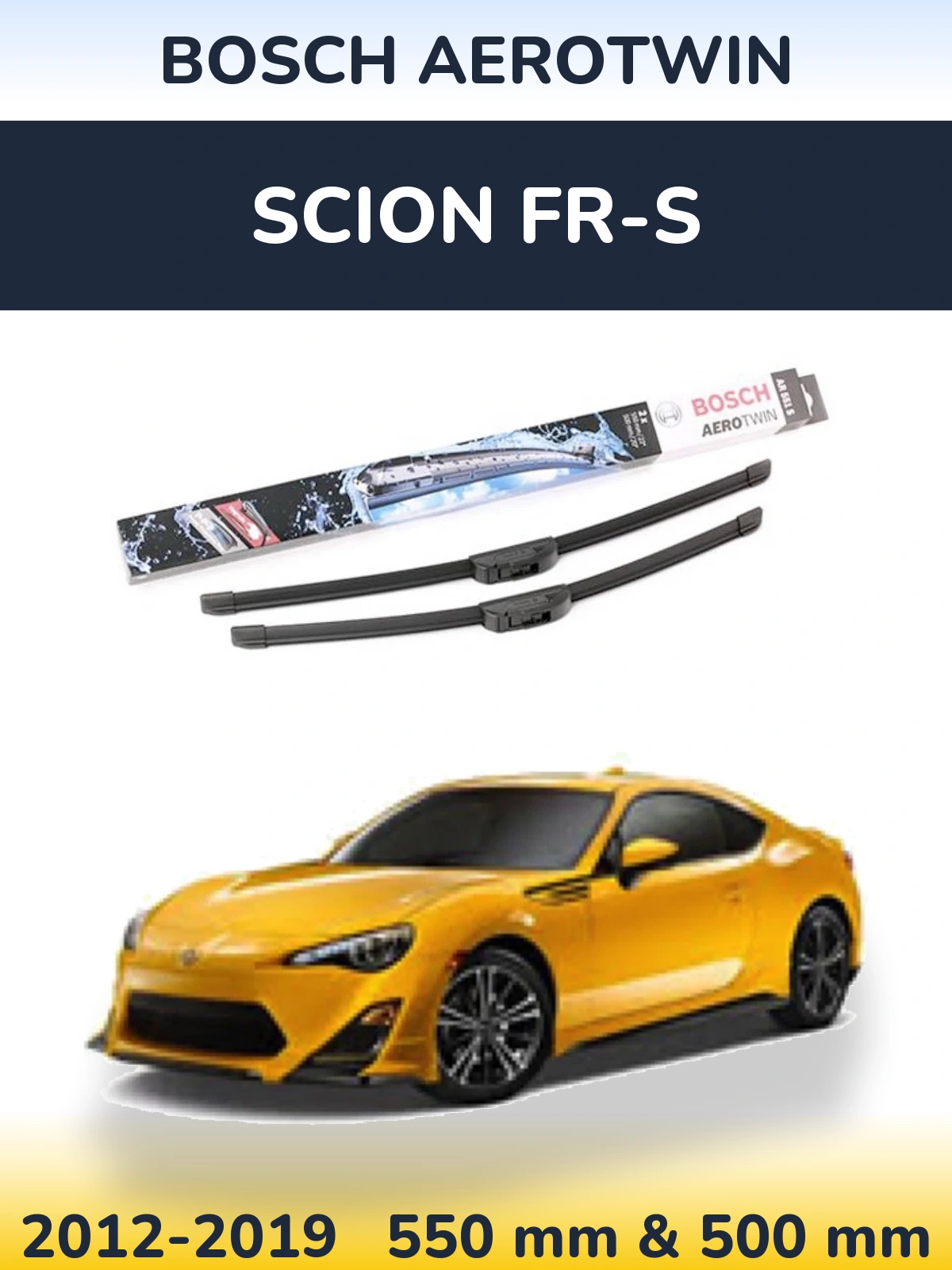 Ștergătoare BOSCH AeroTwin pentru Scion FR-S
