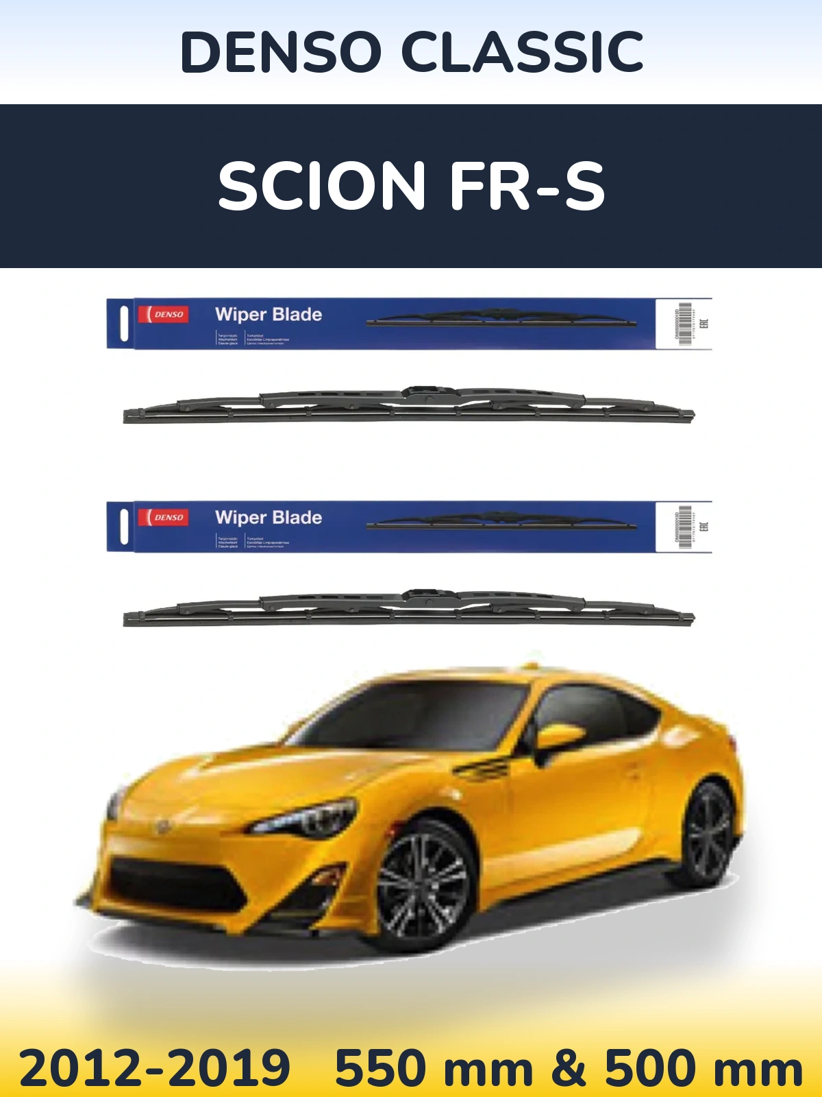 Ștergătoare Denso Classic pentru Scion FR-S