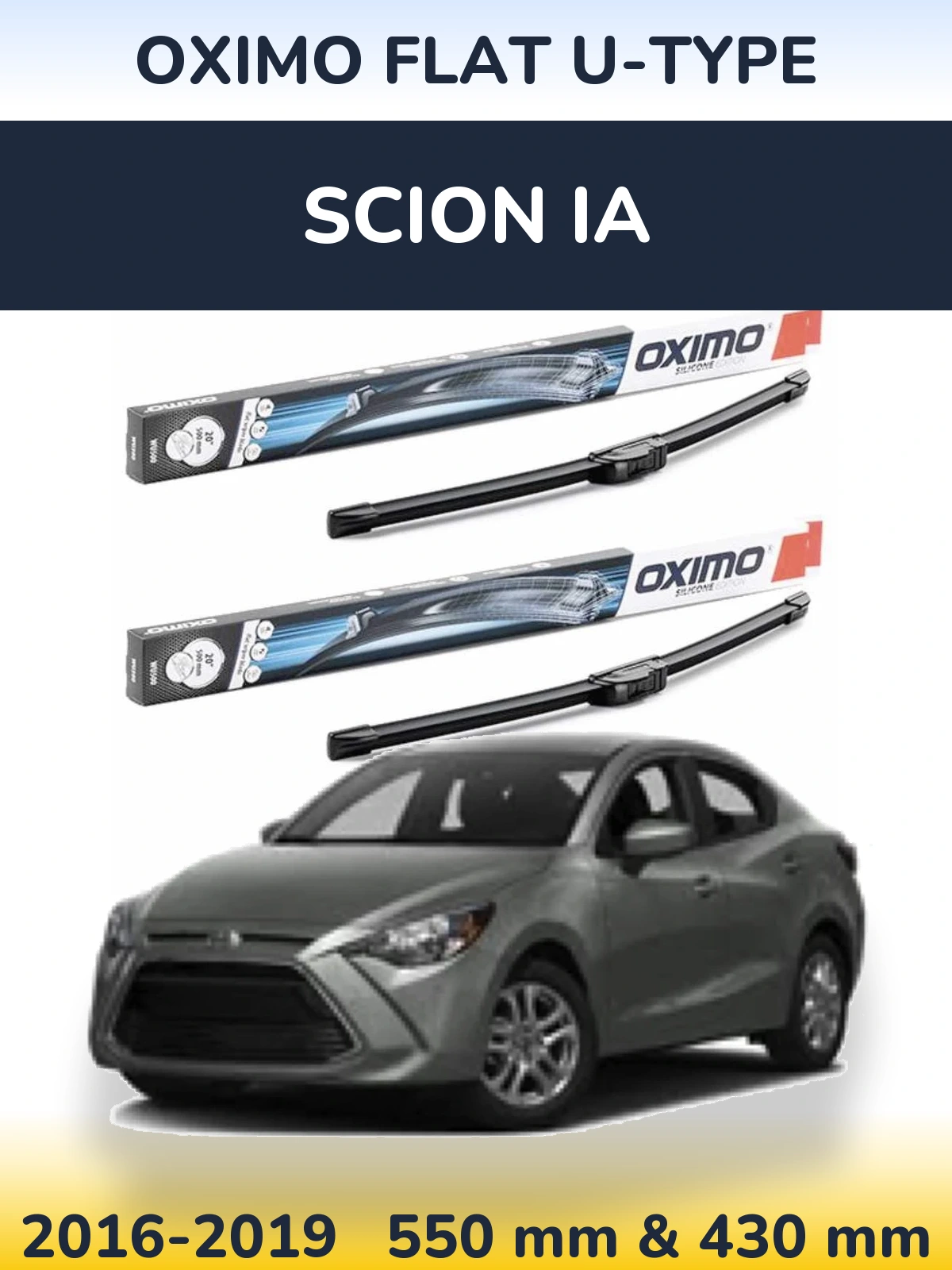 Ștergătoare Oximo Flat U-type pentru Scion iA