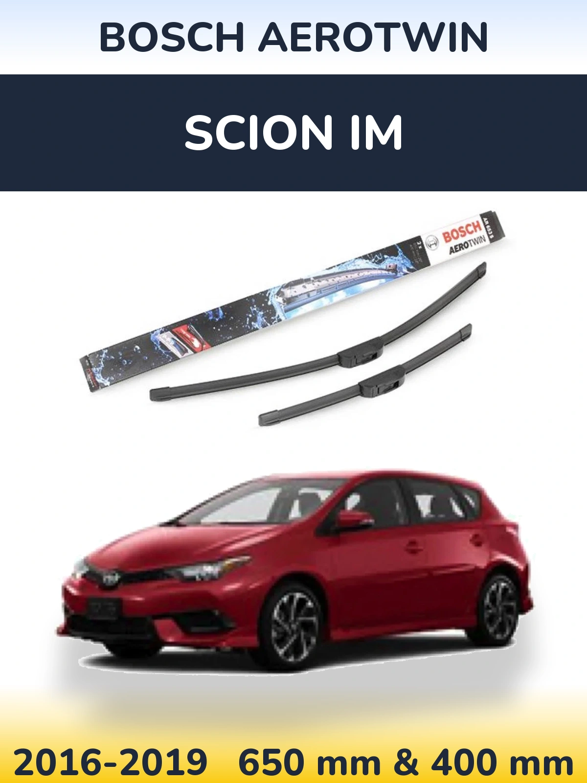 Ștergătoare BOSCH AeroTwin pentru Scion iM