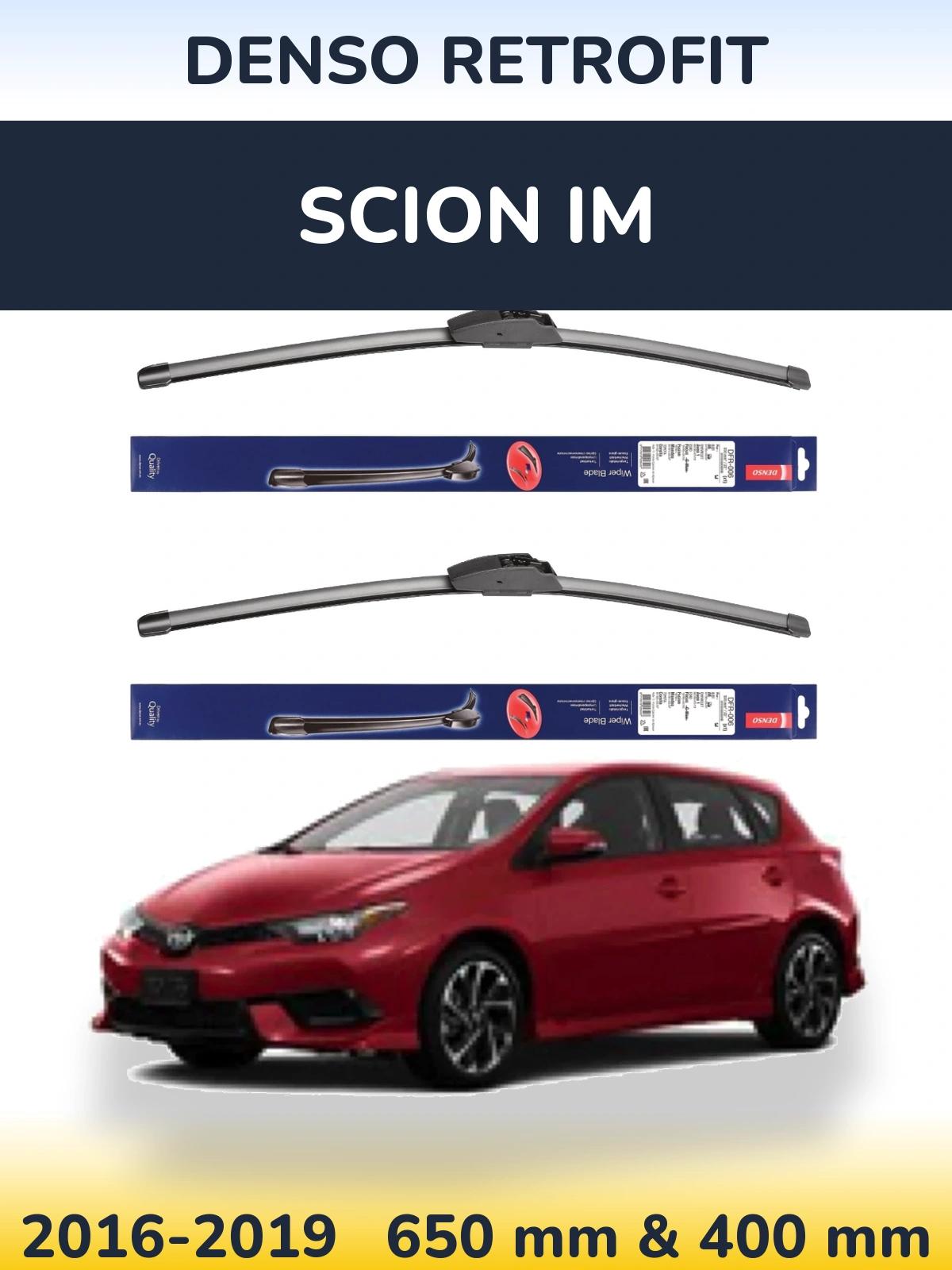 Ștergătoare Denso Retrofit pentru Scion iM