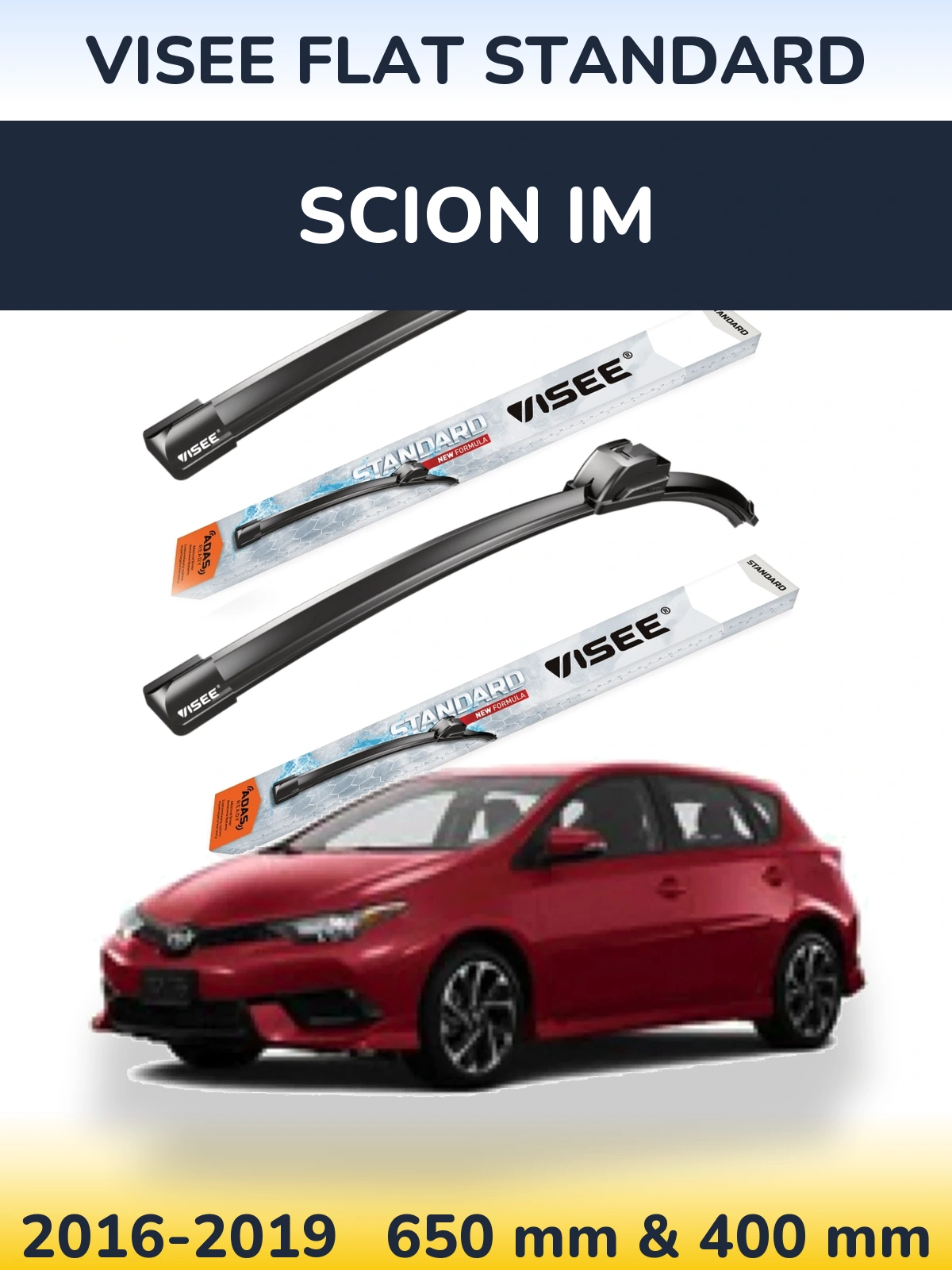 Ștergătoare VISEE FLAT STANDARD pentru Scion iM