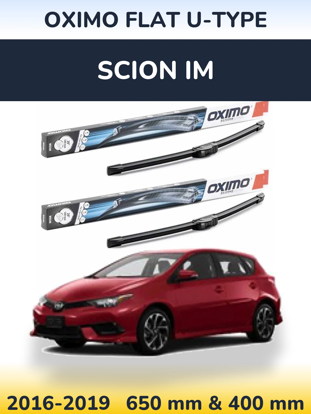 Ștergătoare Oximo Flat U-type pentru Scion iM