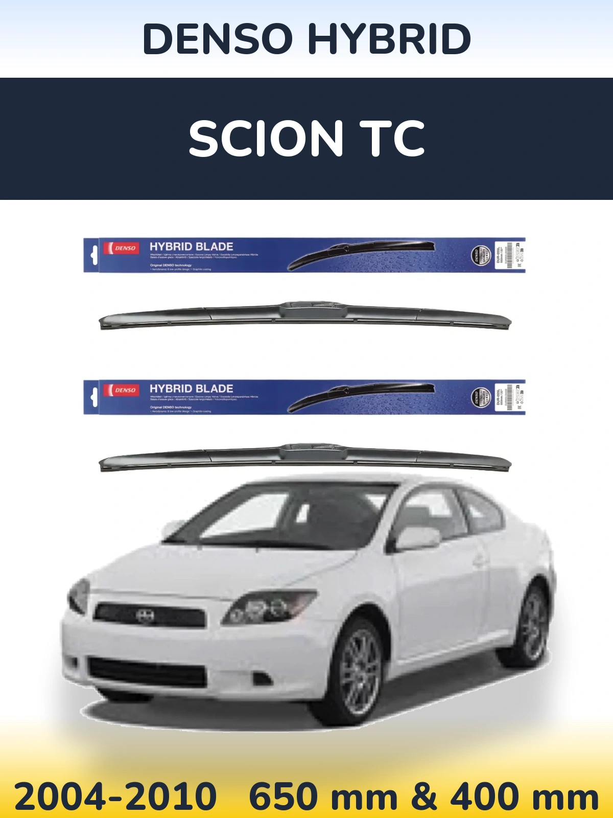 Ștergătoare Denso Hybrid pentru Scion tC