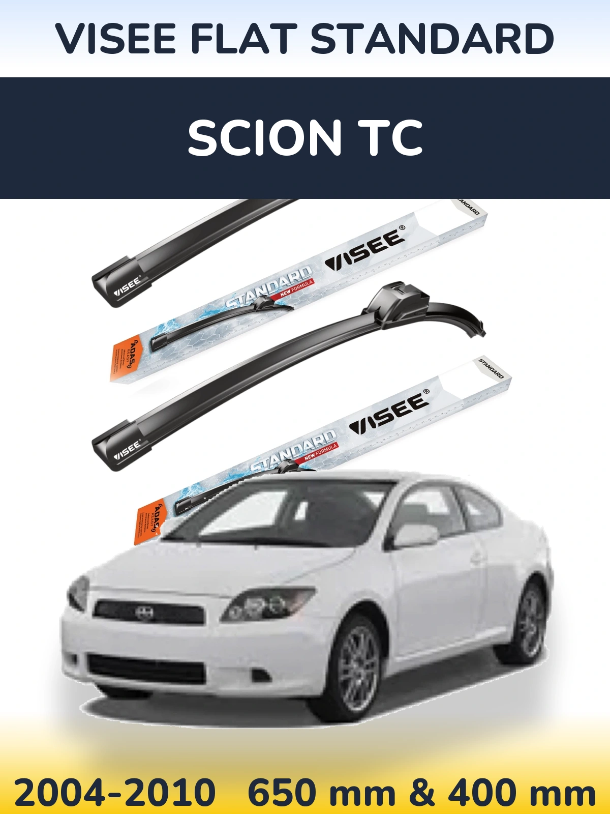 Ștergătoare VISEE FLAT STANDARD pentru Scion tC