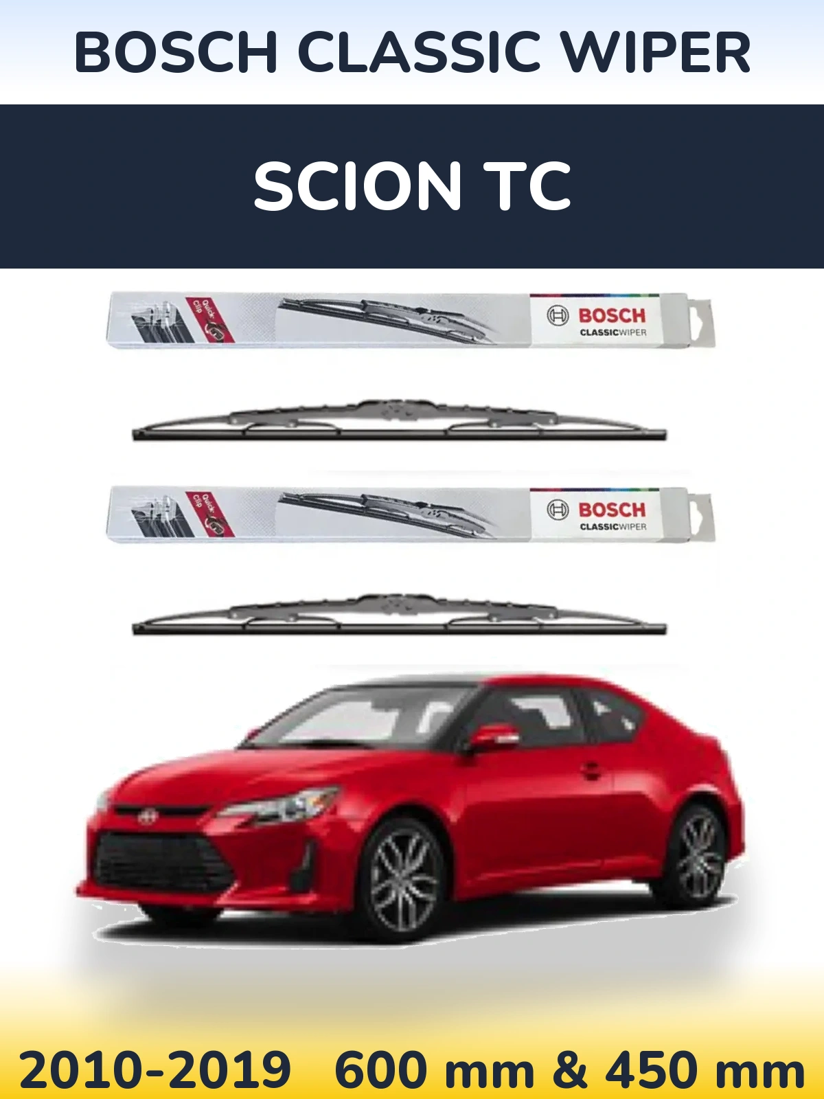Ștergătoare BOSCH Classic Wiper pentru Scion tC