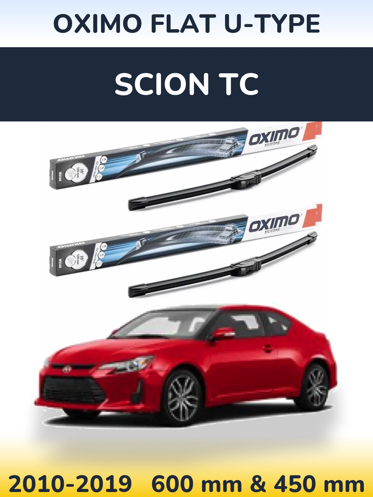 Ștergătoare Oximo Flat U-type pentru Scion tC