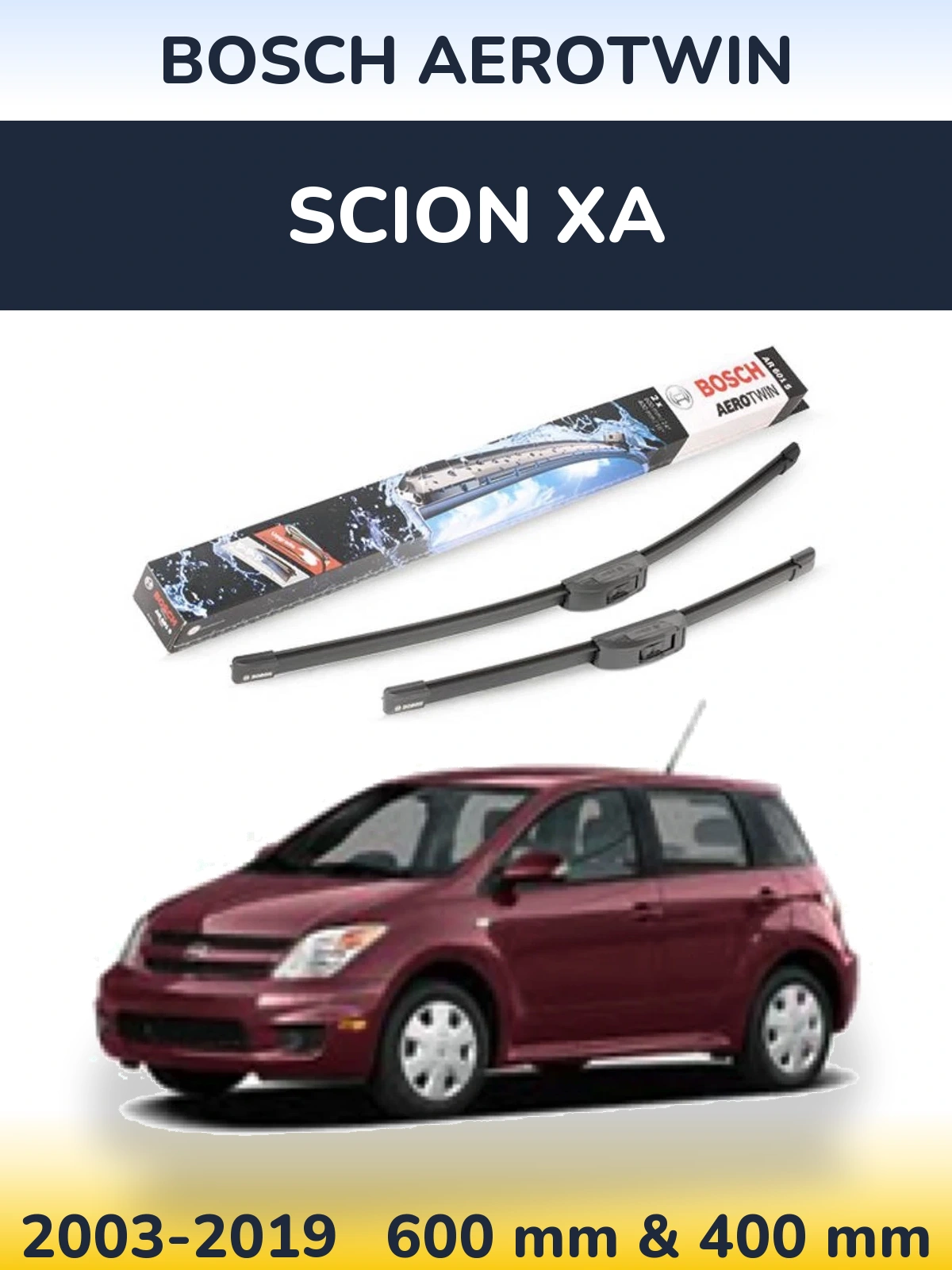 Ștergătoare BOSCH AeroTwin pentru Scion xA