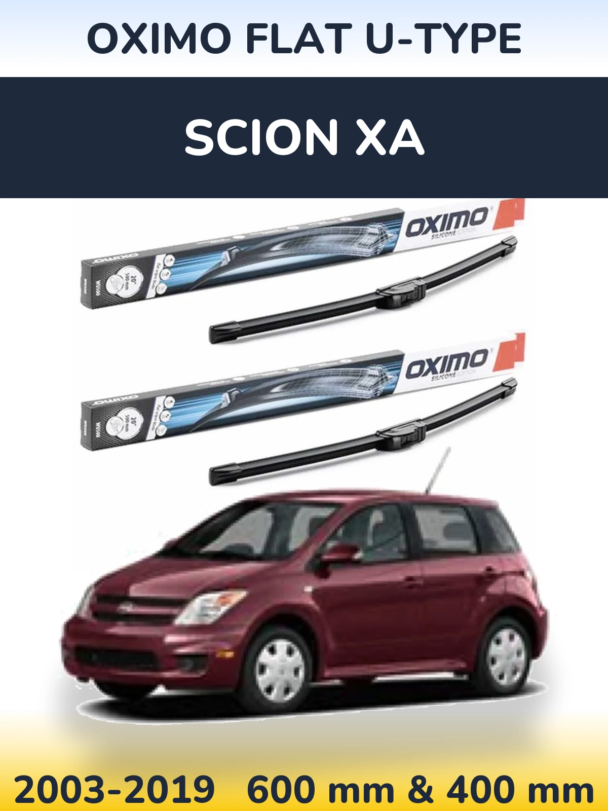 Ștergătoare Oximo Flat U-type pentru Scion xA