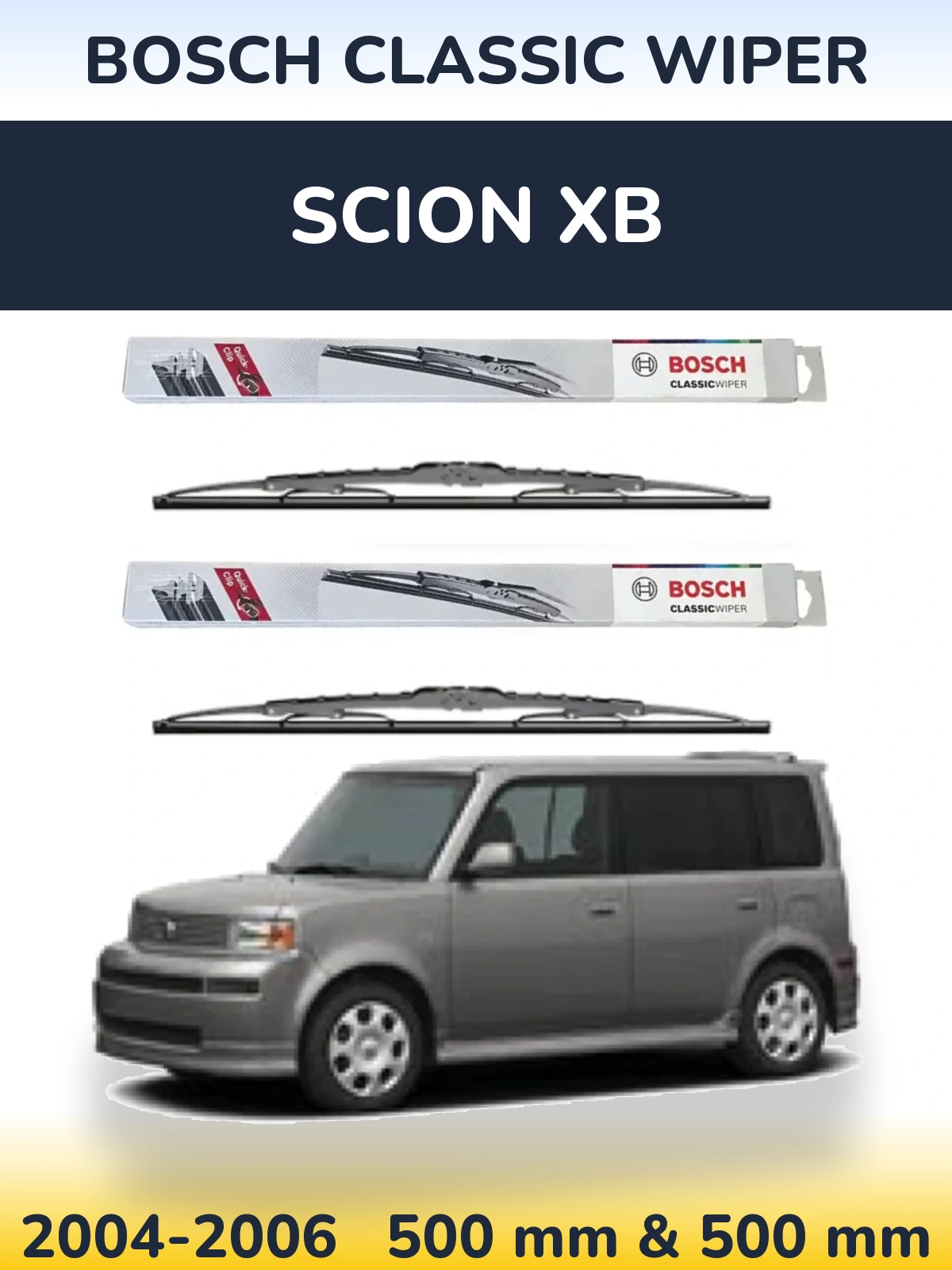 Ștergătoare BOSCH Classic Wiper pentru Scion xB