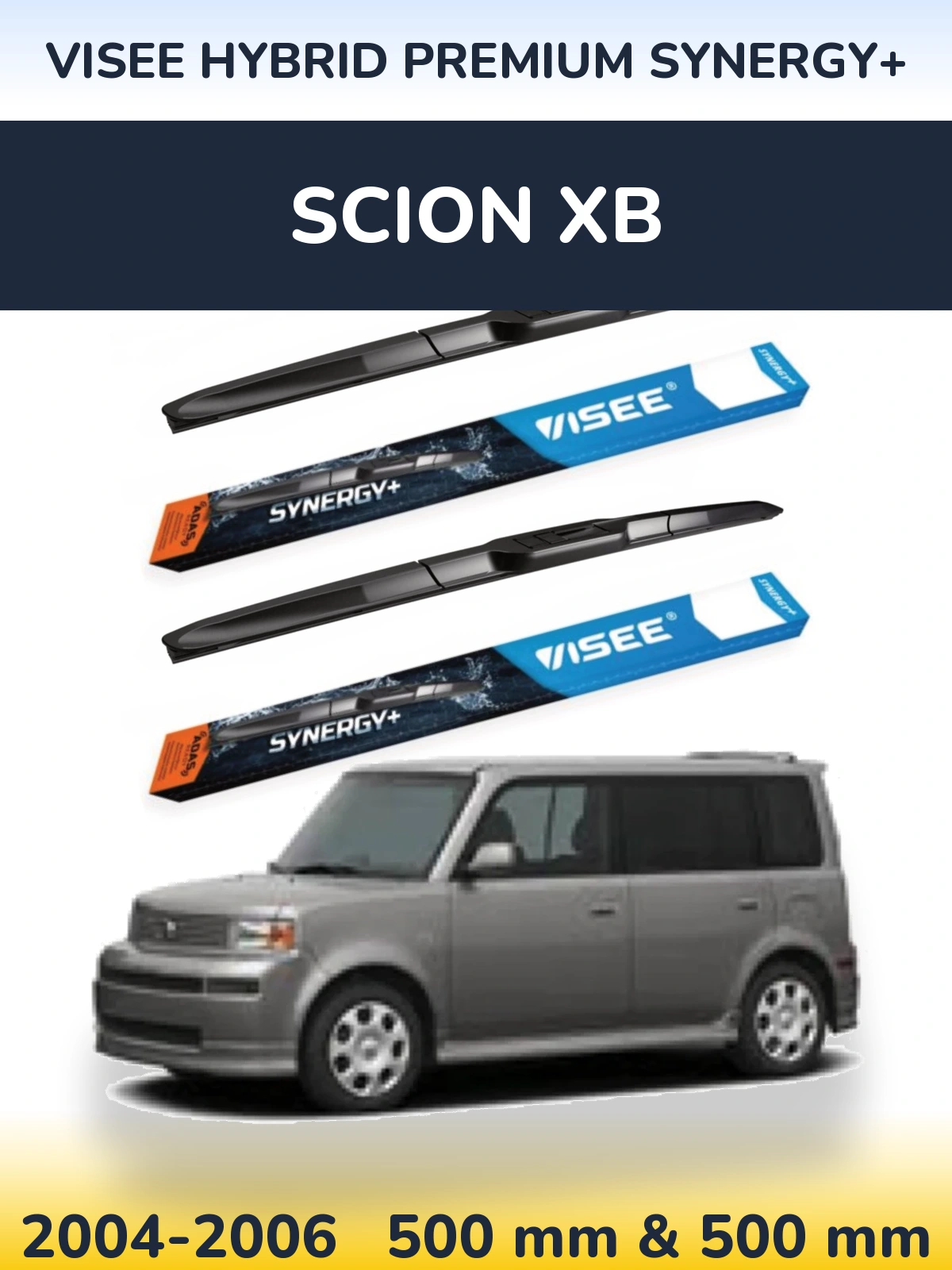 Ștergătoare VISEE HYBRID PREMIUM SYNERGY+ pentru Scion xB