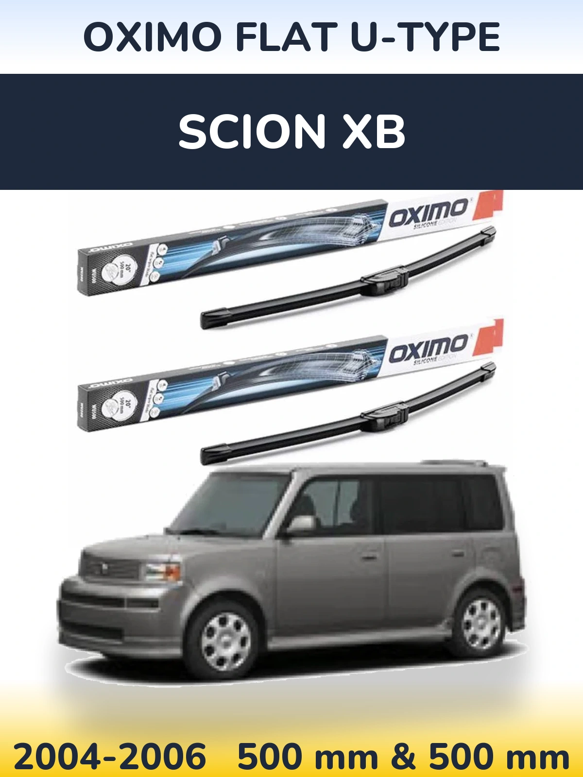 Ștergătoare Oximo Flat U-type pentru Scion xB