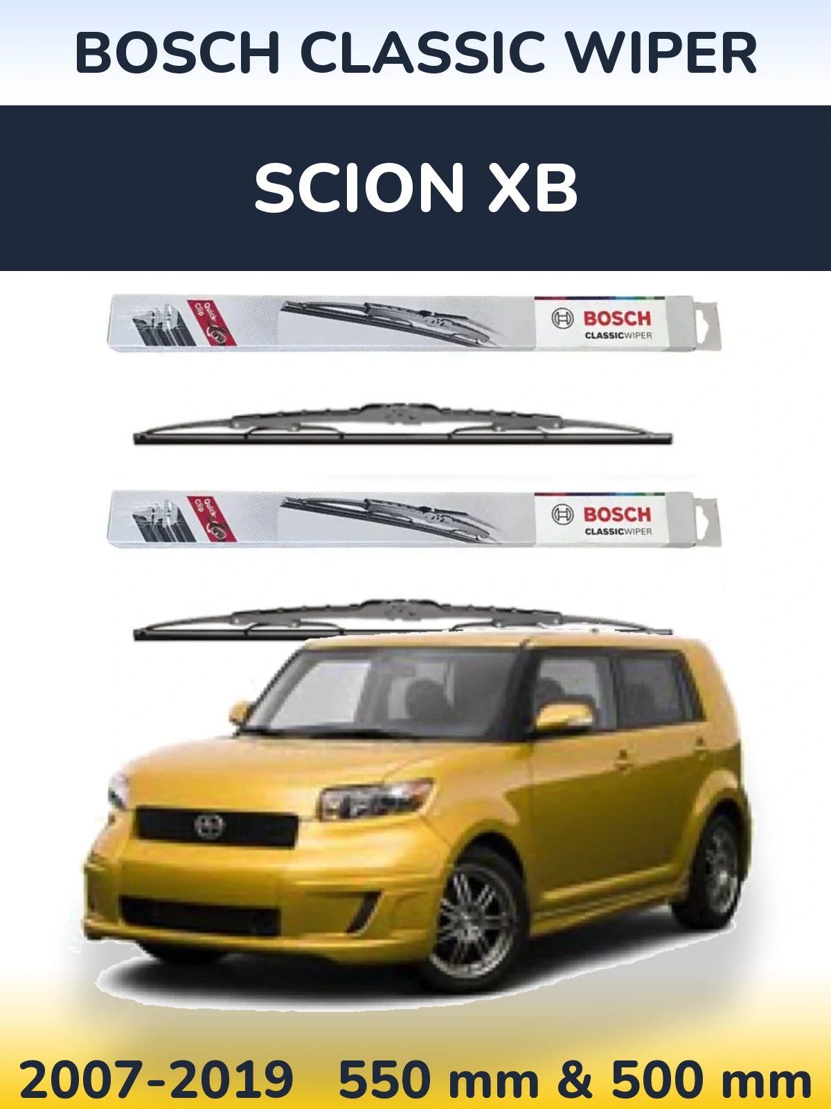 Ștergătoare BOSCH Classic Wiper pentru Scion xB