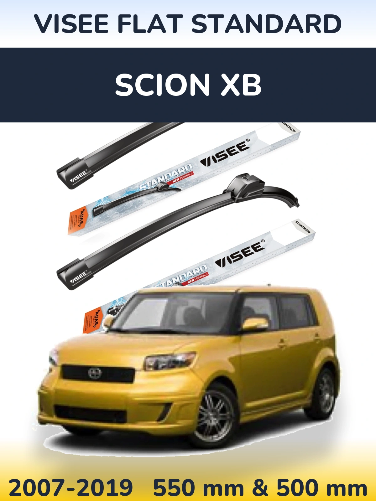 Ștergătoare VISEE FLAT STANDARD pentru Scion xB