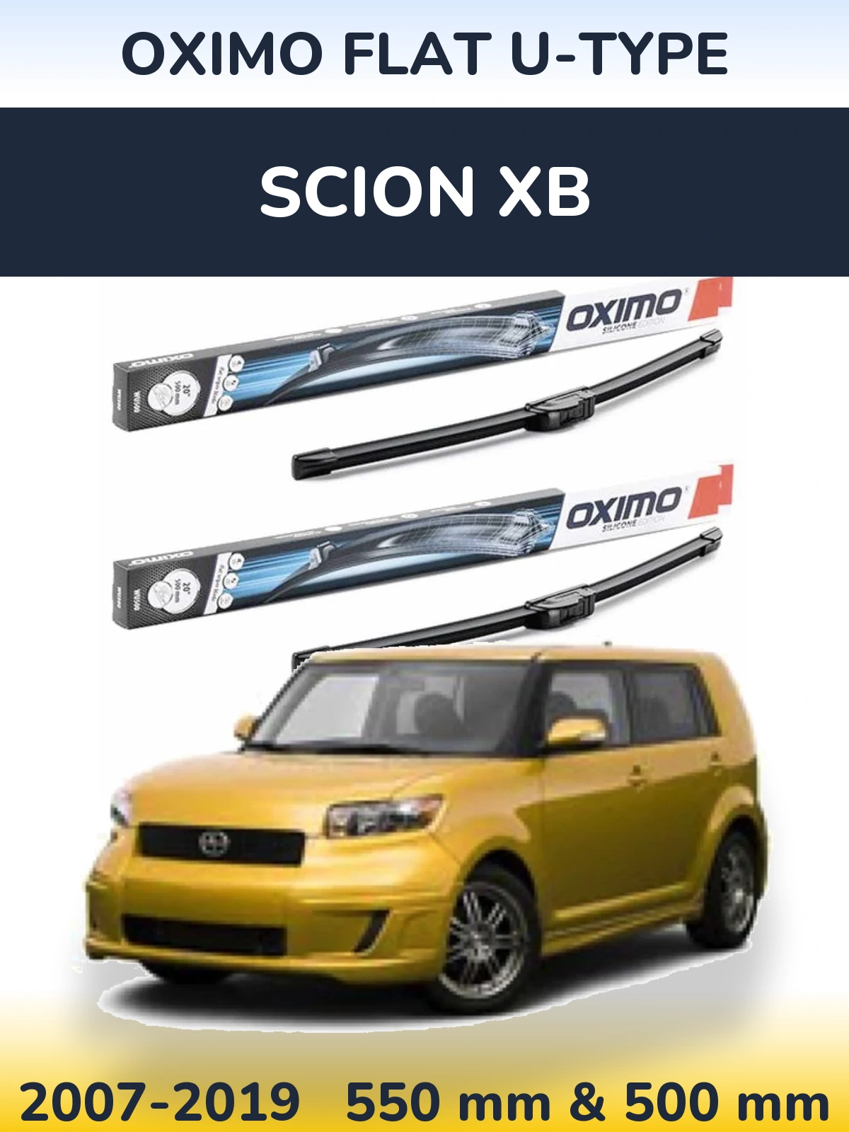 Ștergătoare Oximo Flat U-type pentru Scion xB