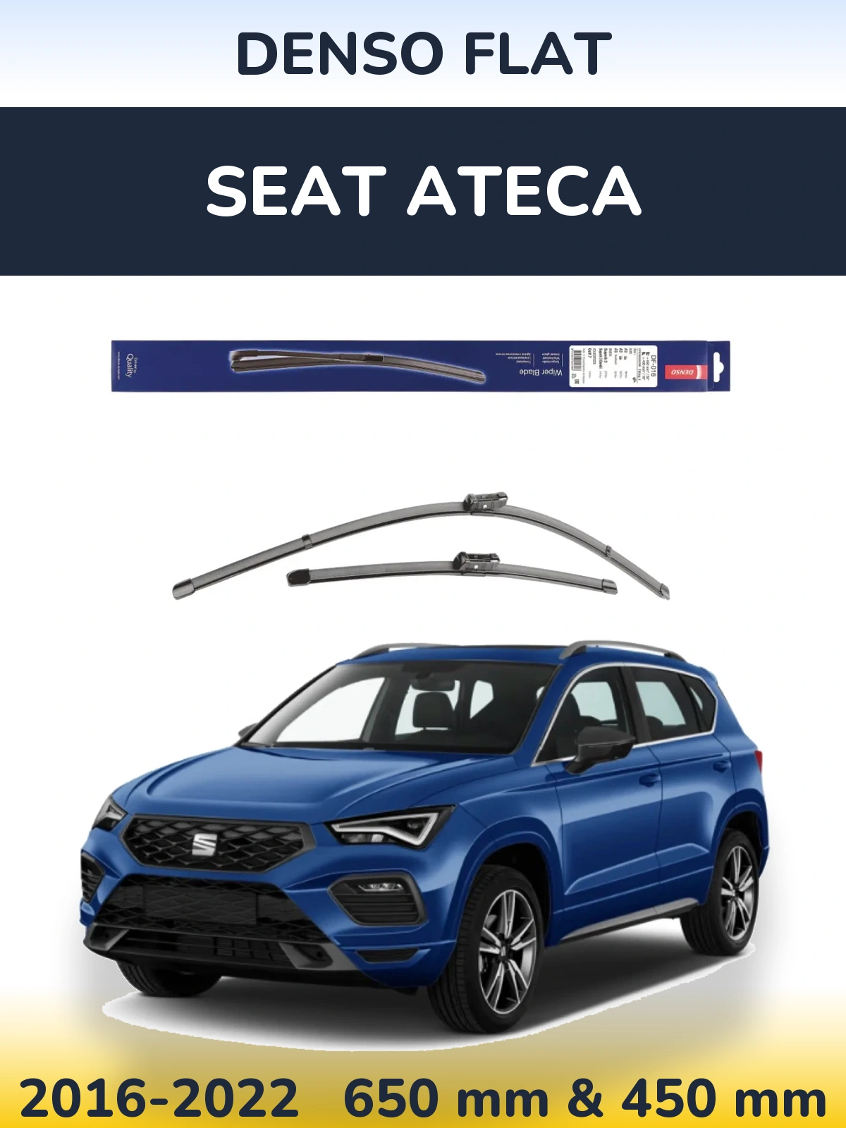 Ștergătoare Denso Flat pentru SEAT Ateca