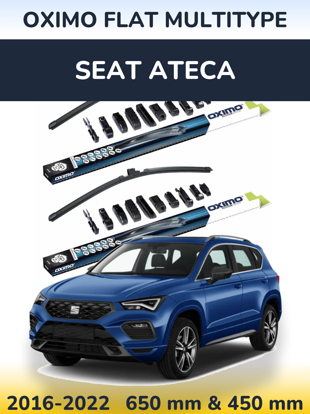 Ștergătoare Oximo Flat MultiTipe pentru SEAT Ateca