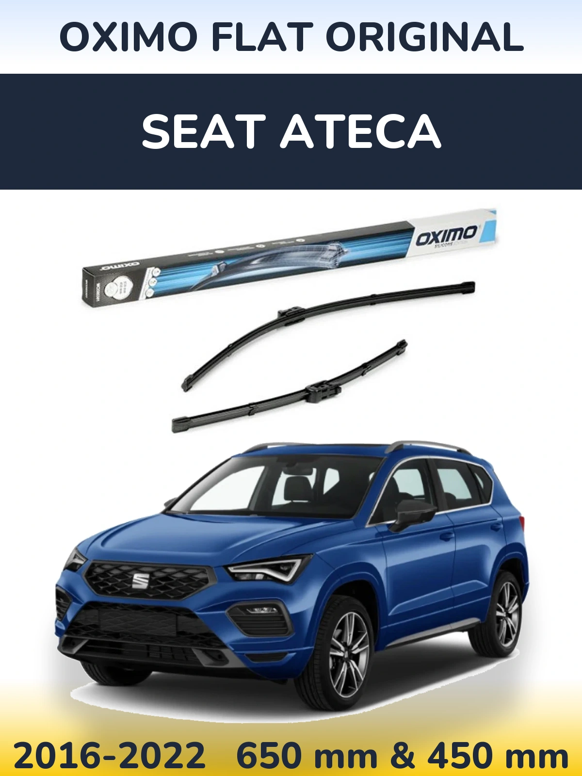 Ștergătoare Oximo Flat Original pentru SEAT Ateca
