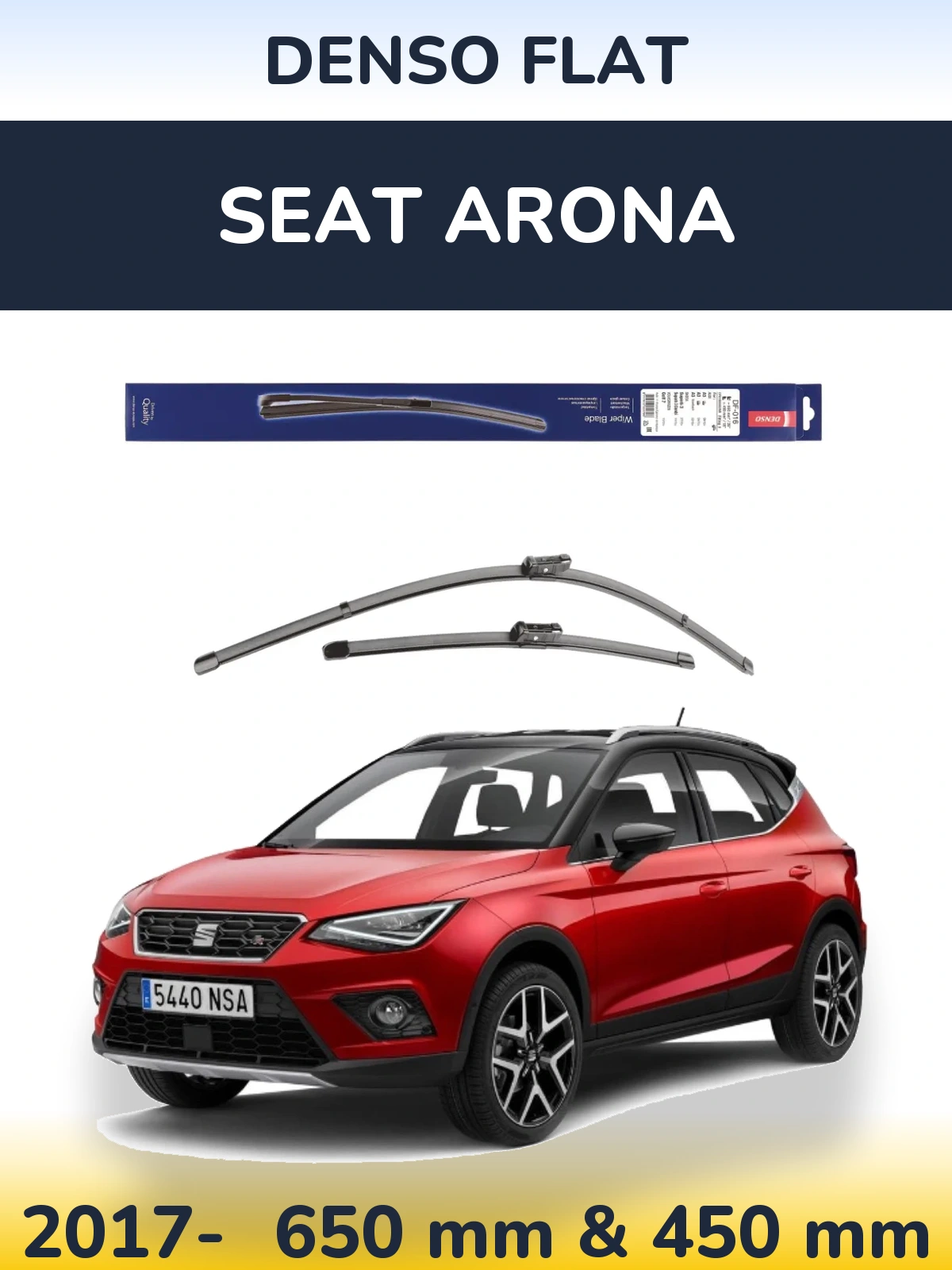 Ștergătoare Denso Flat pentru SEAT Arona