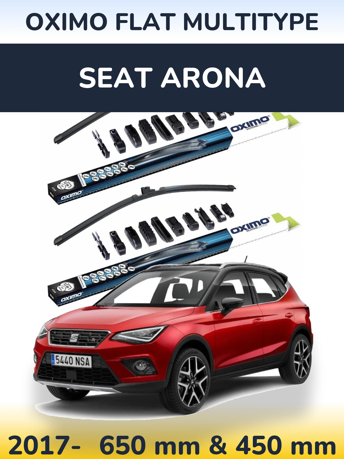 Ștergătoare Oximo Flat MultiTipe pentru SEAT Arona