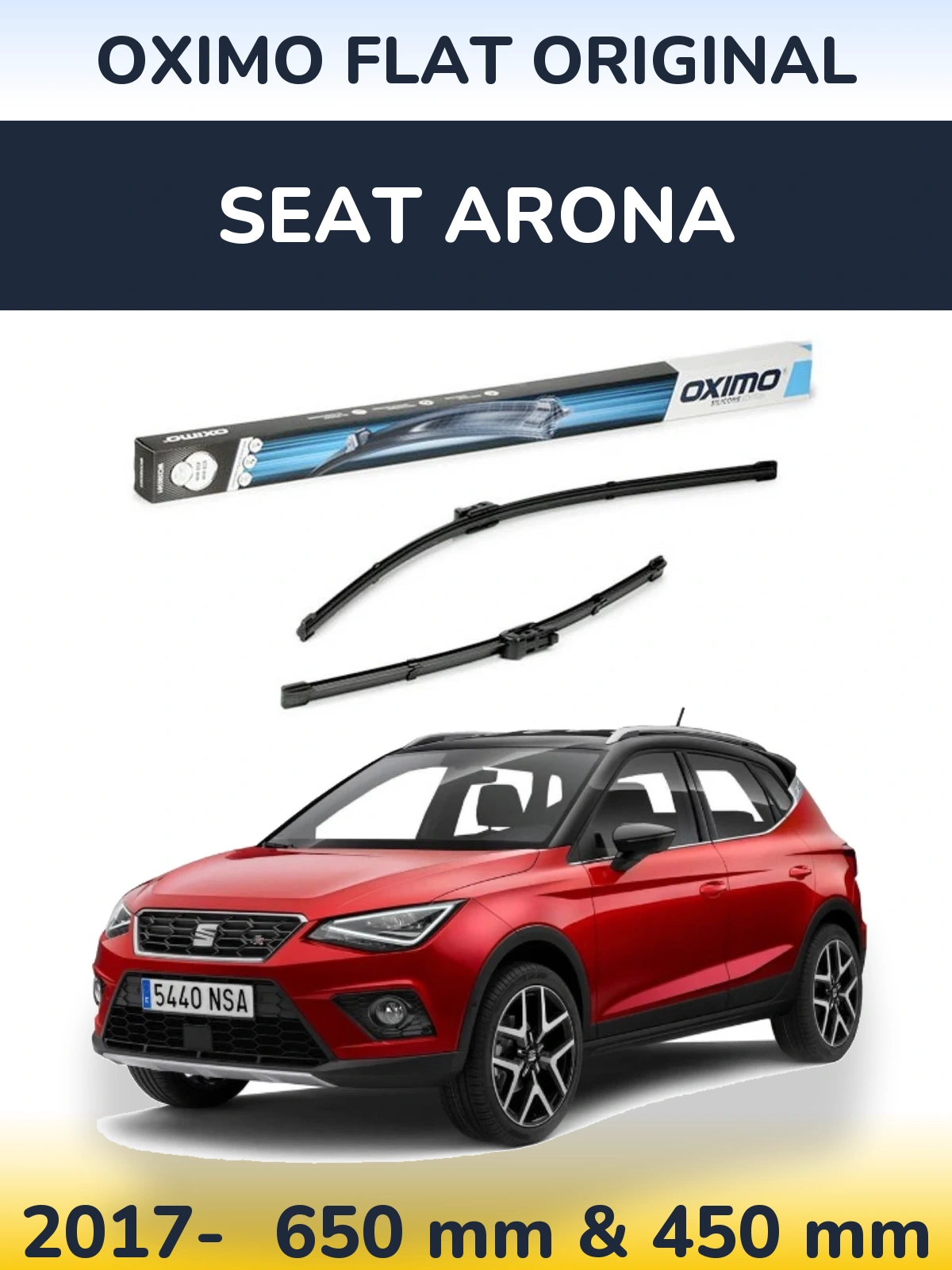 Ștergătoare Oximo Flat Original pentru SEAT Arona