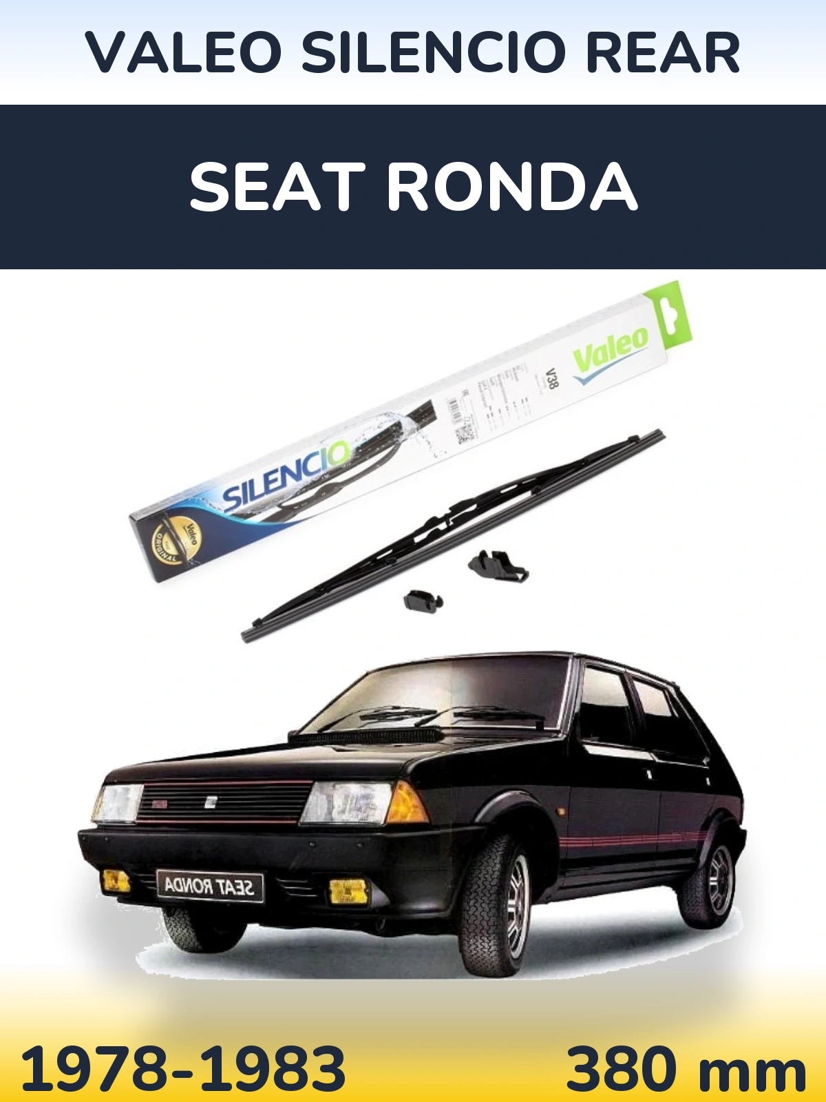 Ștergătoare Valeo Silencio Rear pentru SEAT Ronda