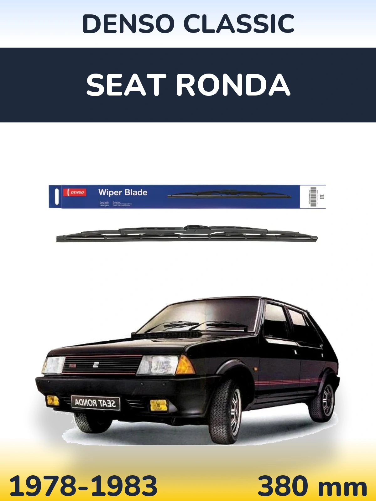 Ștergătoare Denso Classic pentru SEAT Ronda