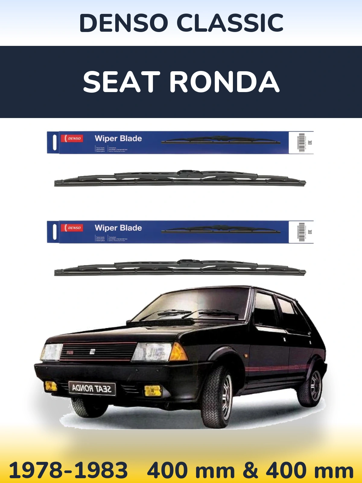 Ștergătoare Denso Classic pentru SEAT Ronda