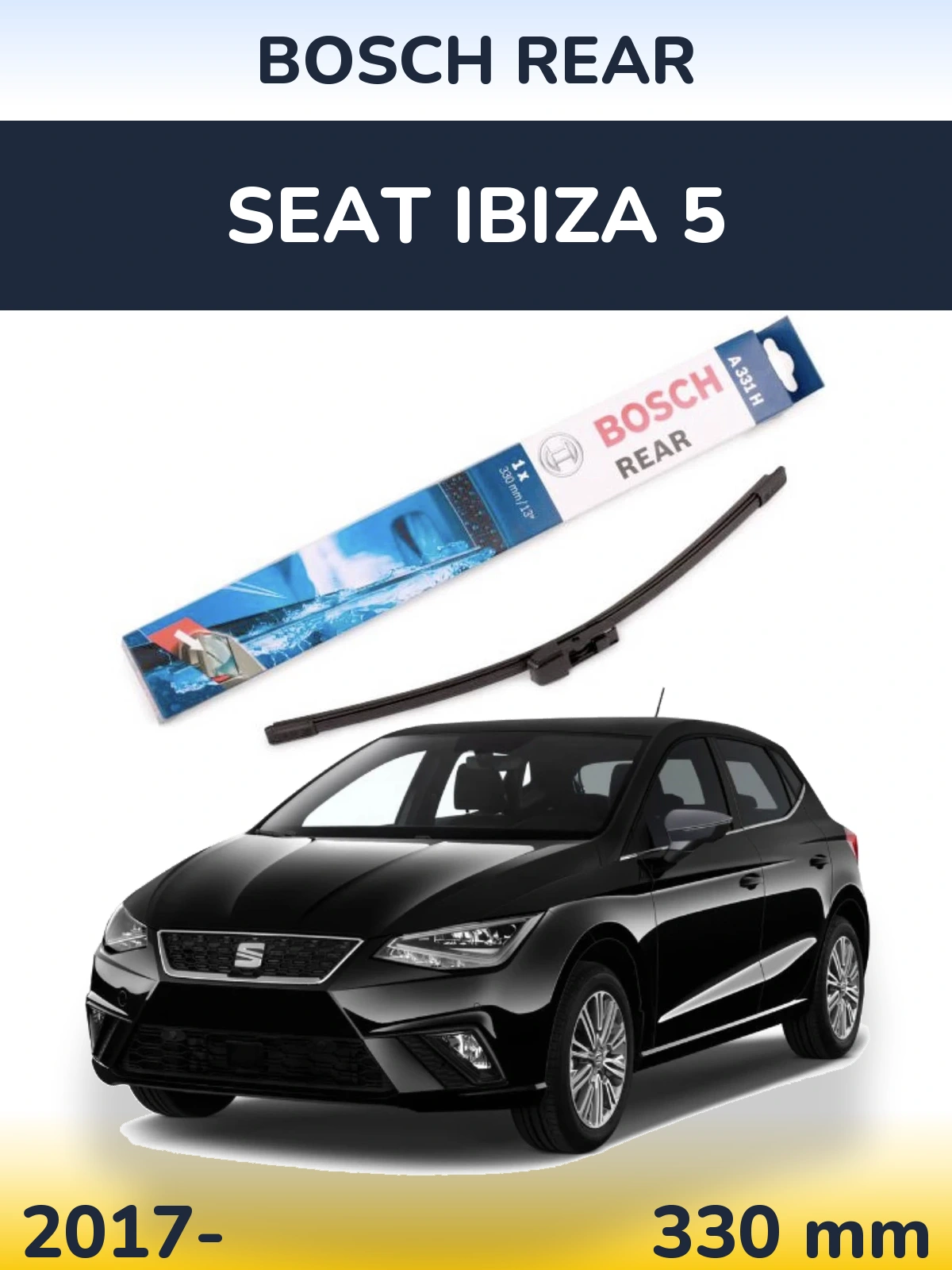 Ștergătoare BOSCH Rear pentru SEAT Ibiza 5