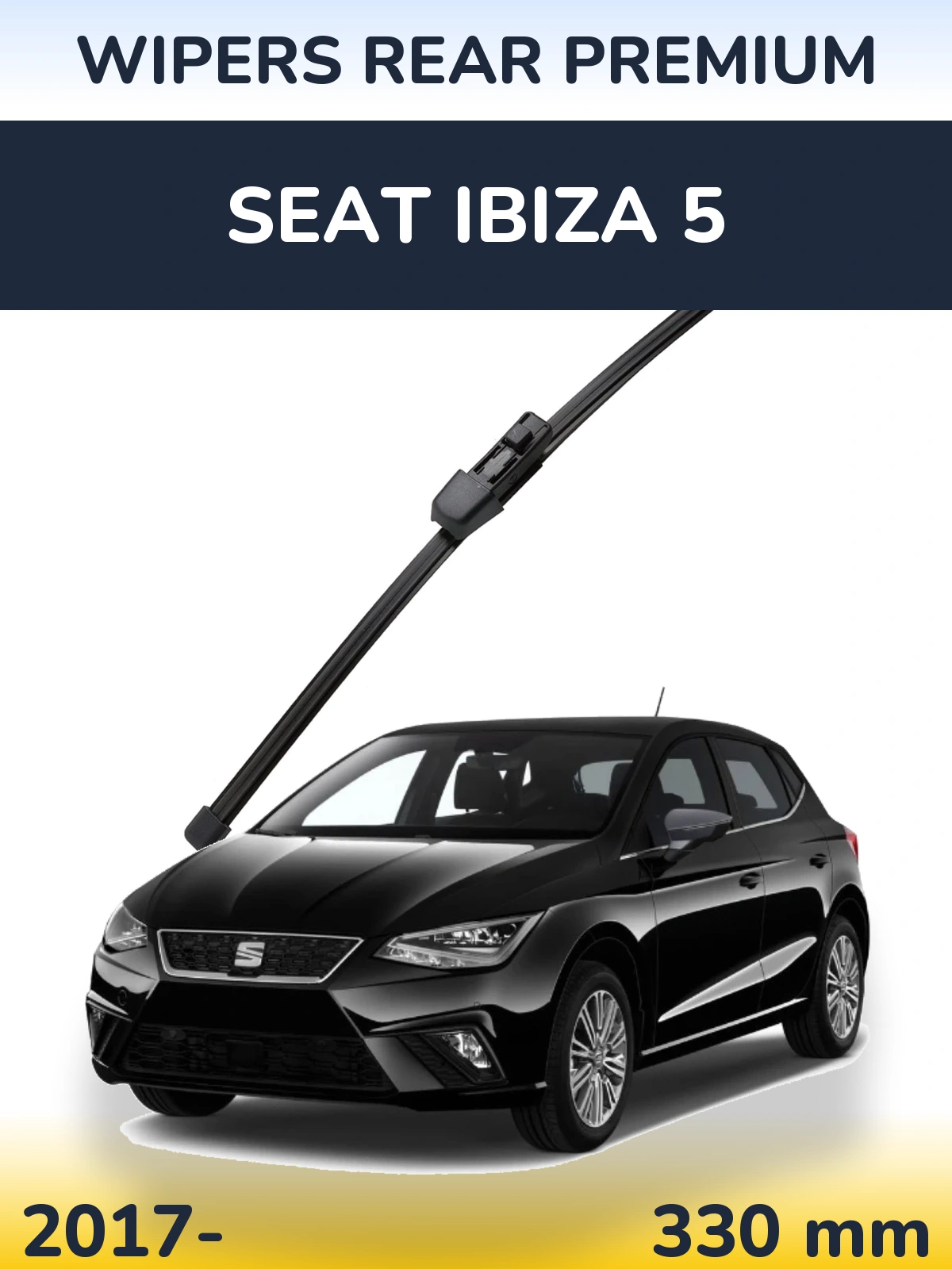 Задний дворник WIPERS REAR PREMIUM 330 мм для SEAT Ibiza 5 2017-2026