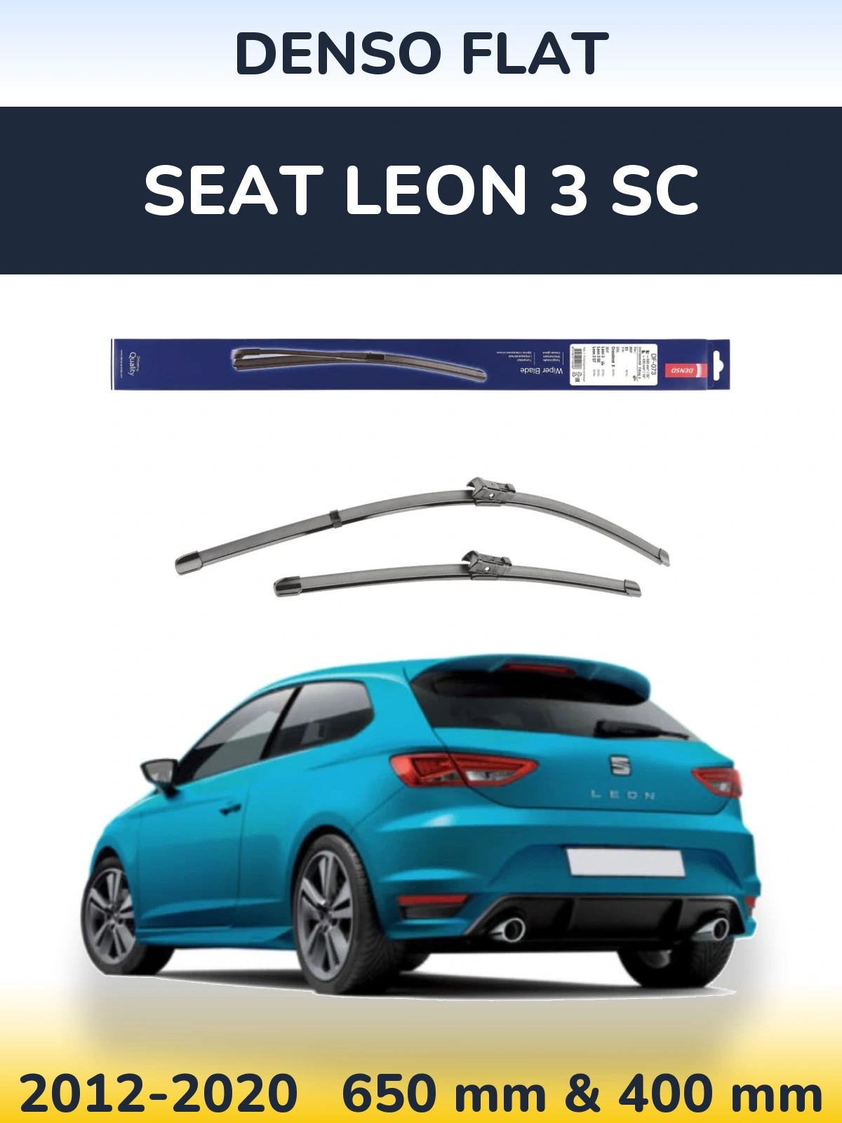 Ștergătoare Denso Flat pentru SEAT Leon 3 SC