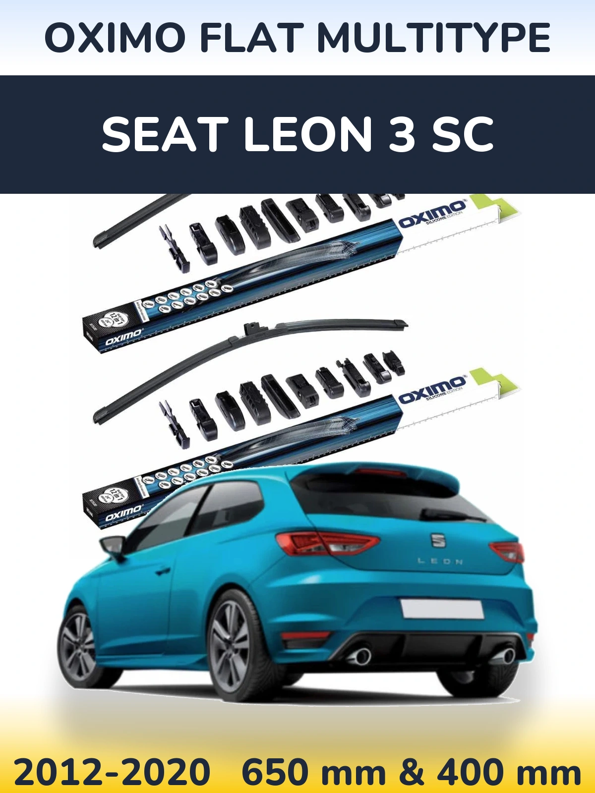 Ștergătoare Oximo Flat MultiTipe pentru SEAT Leon 3 SC