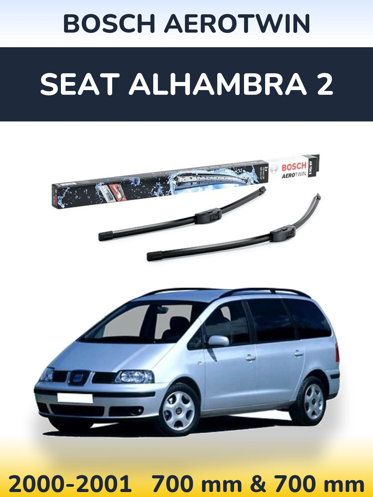 Ștergătoare BOSCH AeroTwin pentru SEAT Alhambra 2