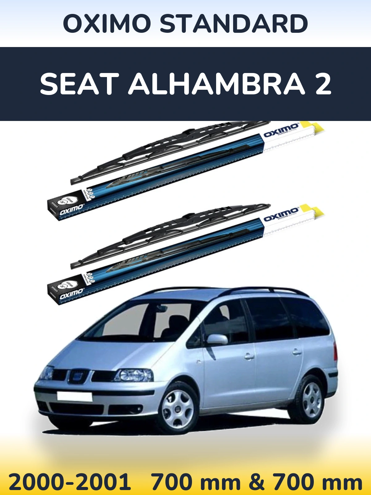 Ștergătoare Oximo Standard pentru SEAT Alhambra 2