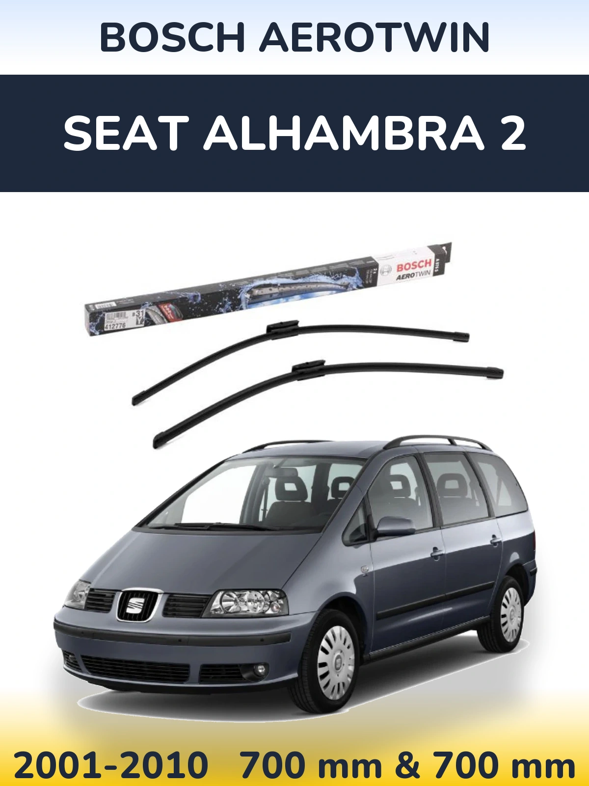 Ștergătoare BOSCH AeroTwin pentru SEAT Alhambra 2