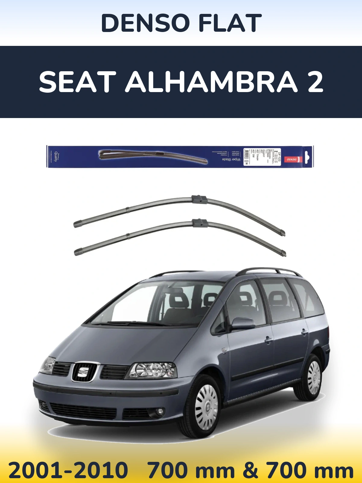 Ștergătoare Denso Flat pentru SEAT Alhambra 2