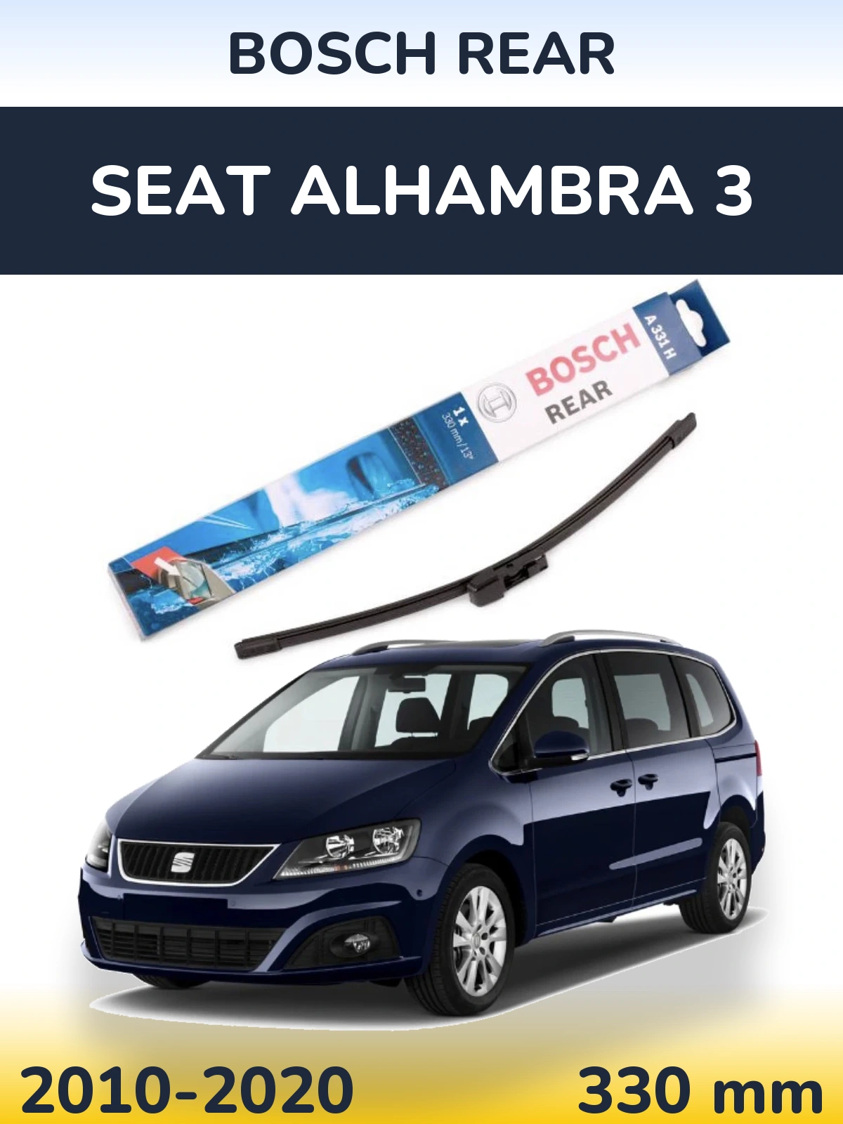 Ștergătoare BOSCH Rear pentru SEAT Alhambra 3